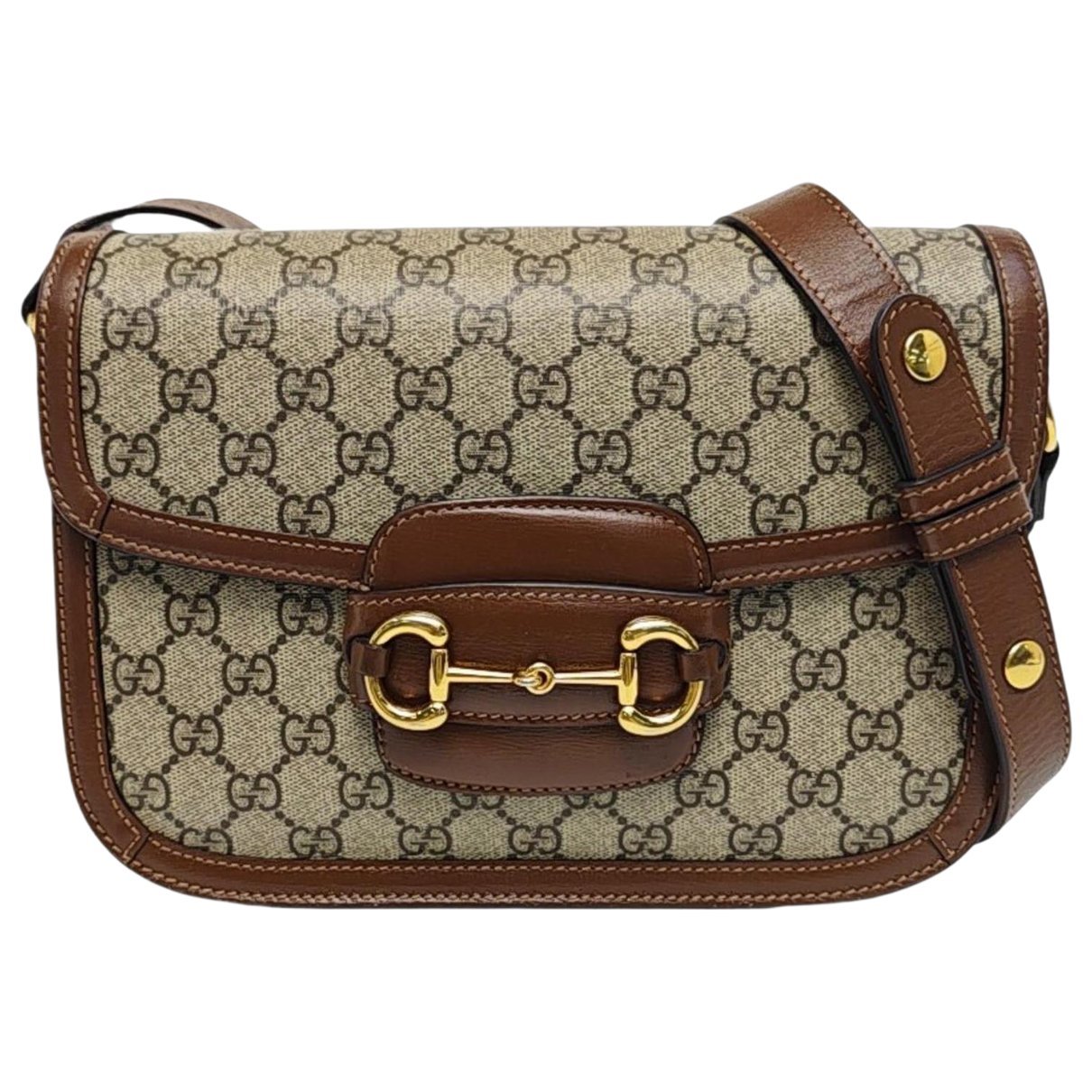 Handle Horsebit 1955 leather crossbody bag