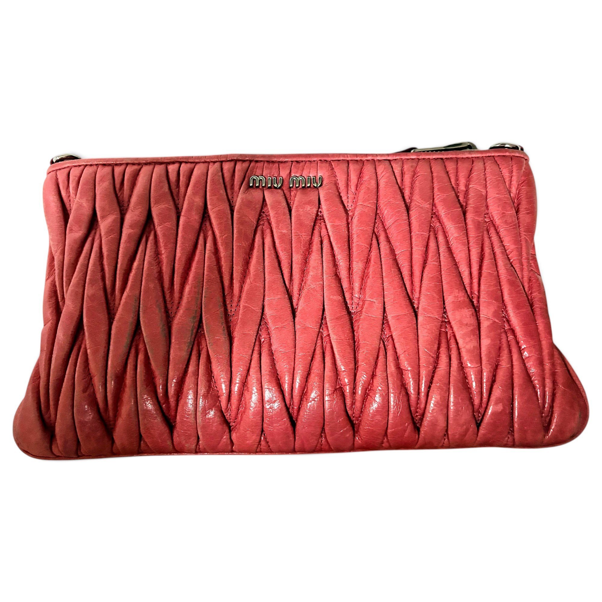 Matelassé leather crossbody bag