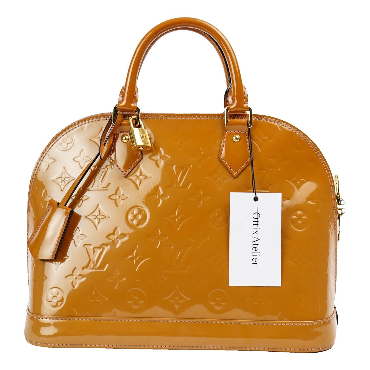 Alma leather handbag
