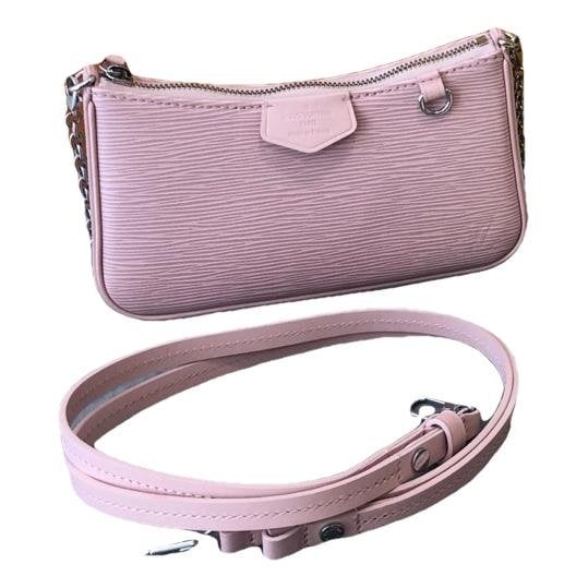 Easy Pouch On Strap leather handbag