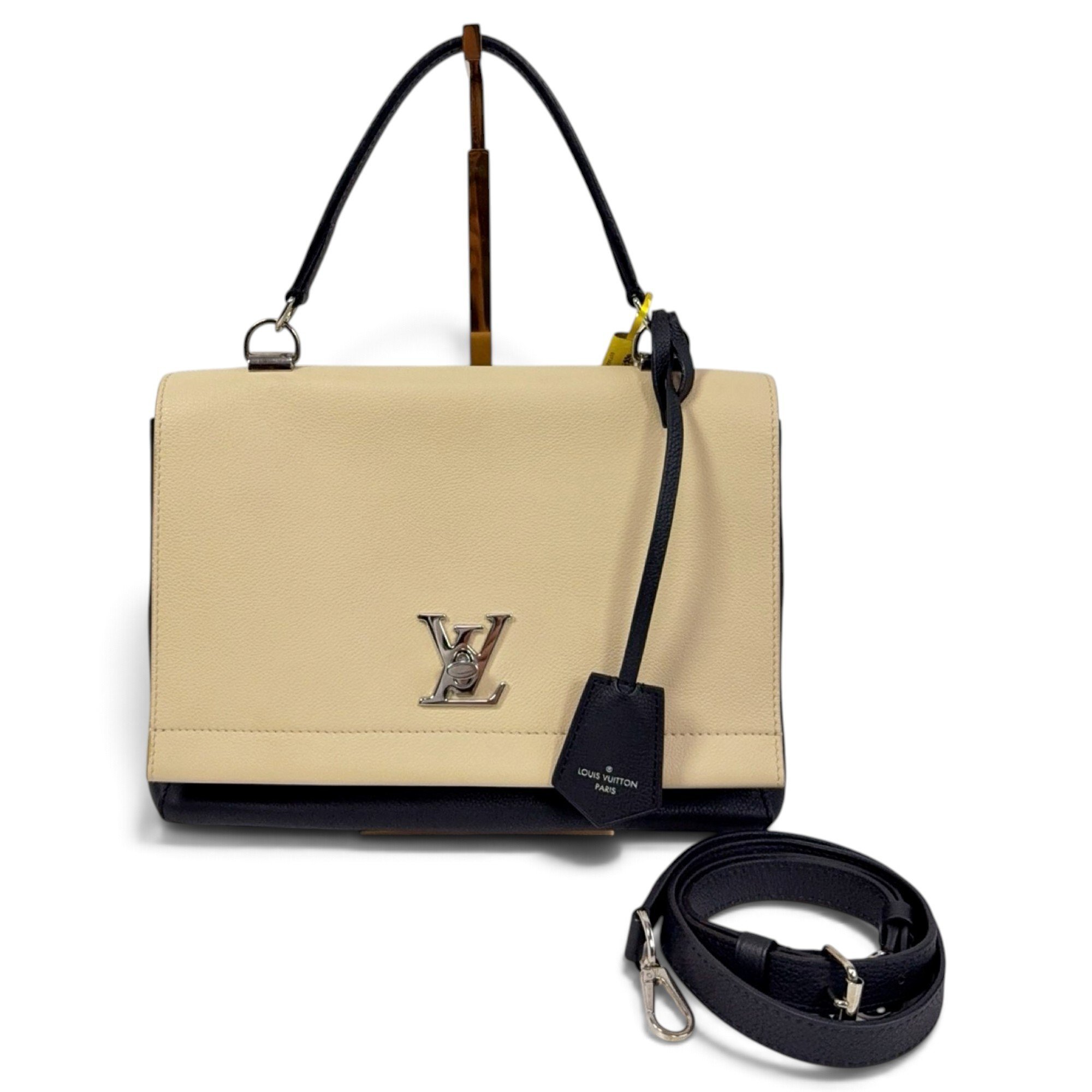 Lockme leather handbag