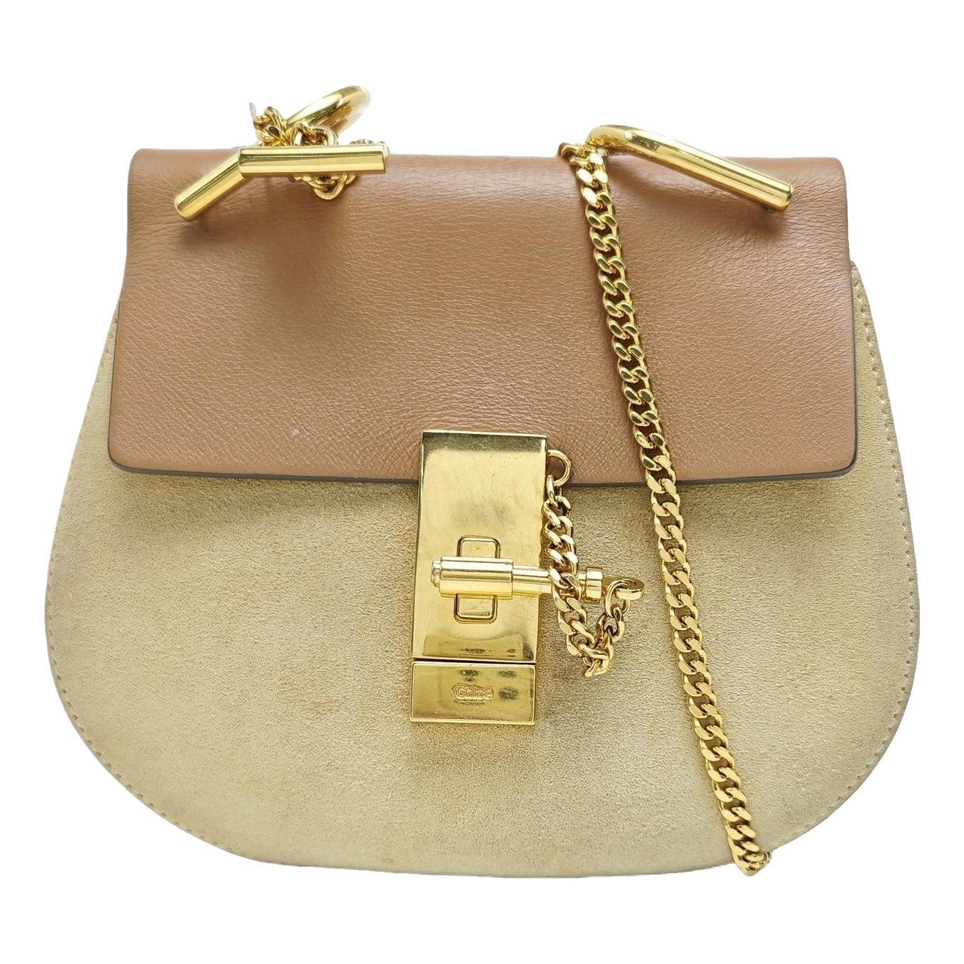Drew leather handbag