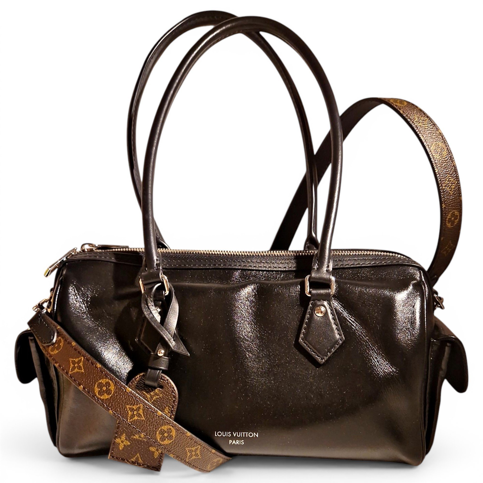 Speedy leather handbag