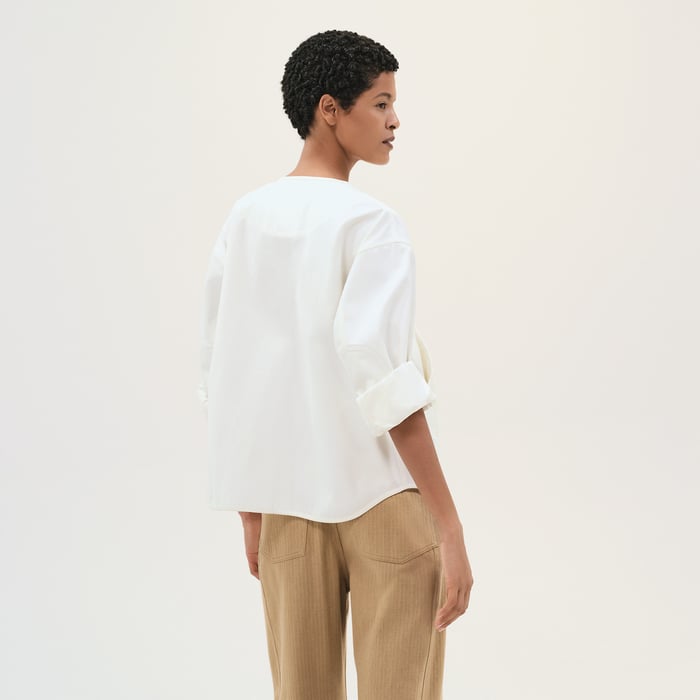 Blanc Naturel Jacket With Equestrian Details