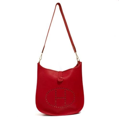 Hermes Evelyne Handbag Togo Leather