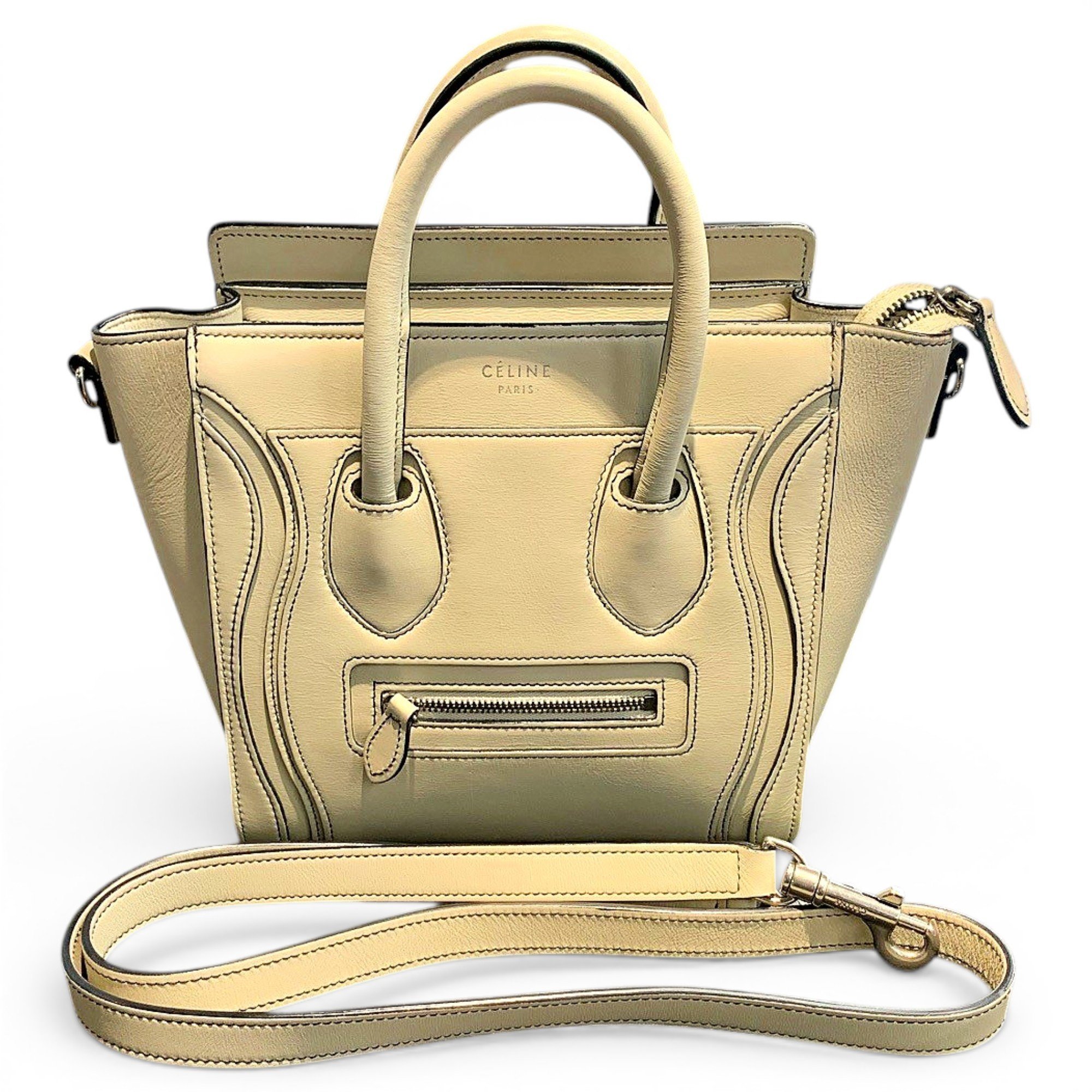 Nano Luggage leather handbag