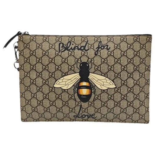 Ophidia GG Supreme leather handbag