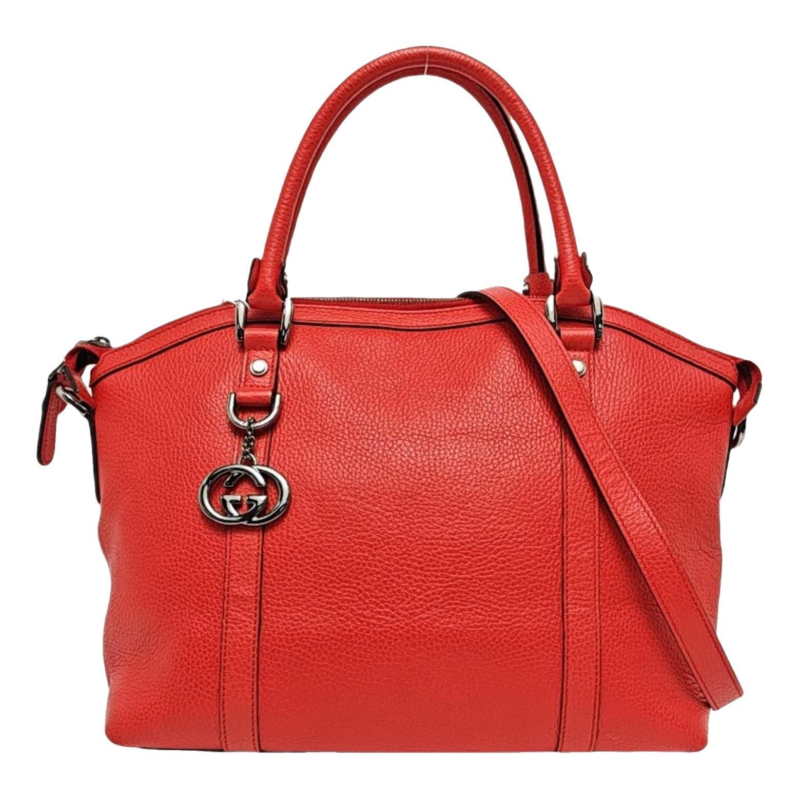 Leather handbag