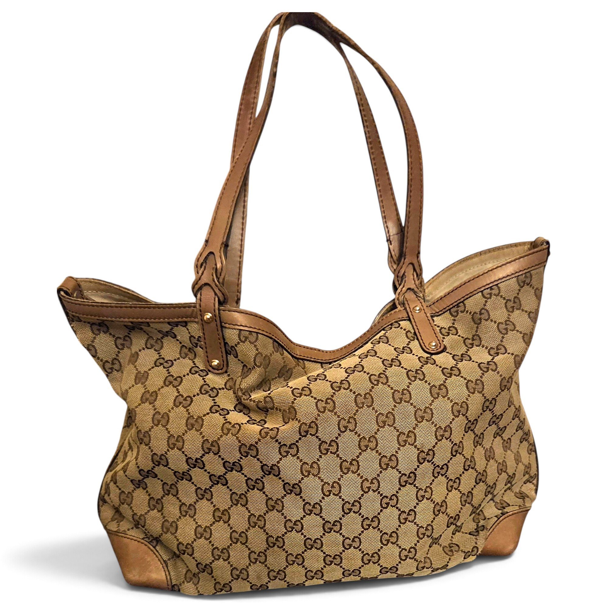 Leather tote