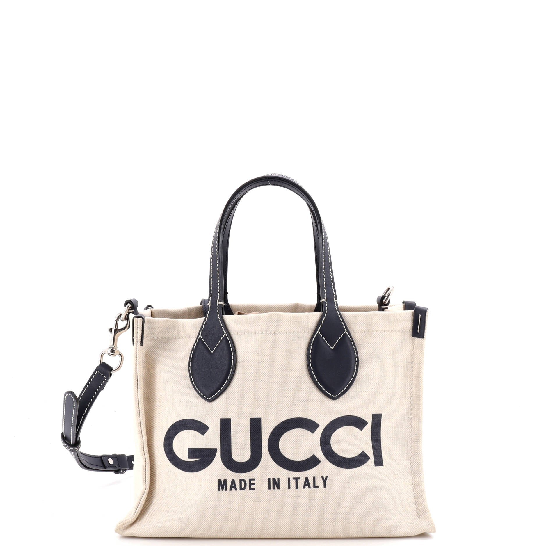Logo Shopper Tote Printed Canvas Small