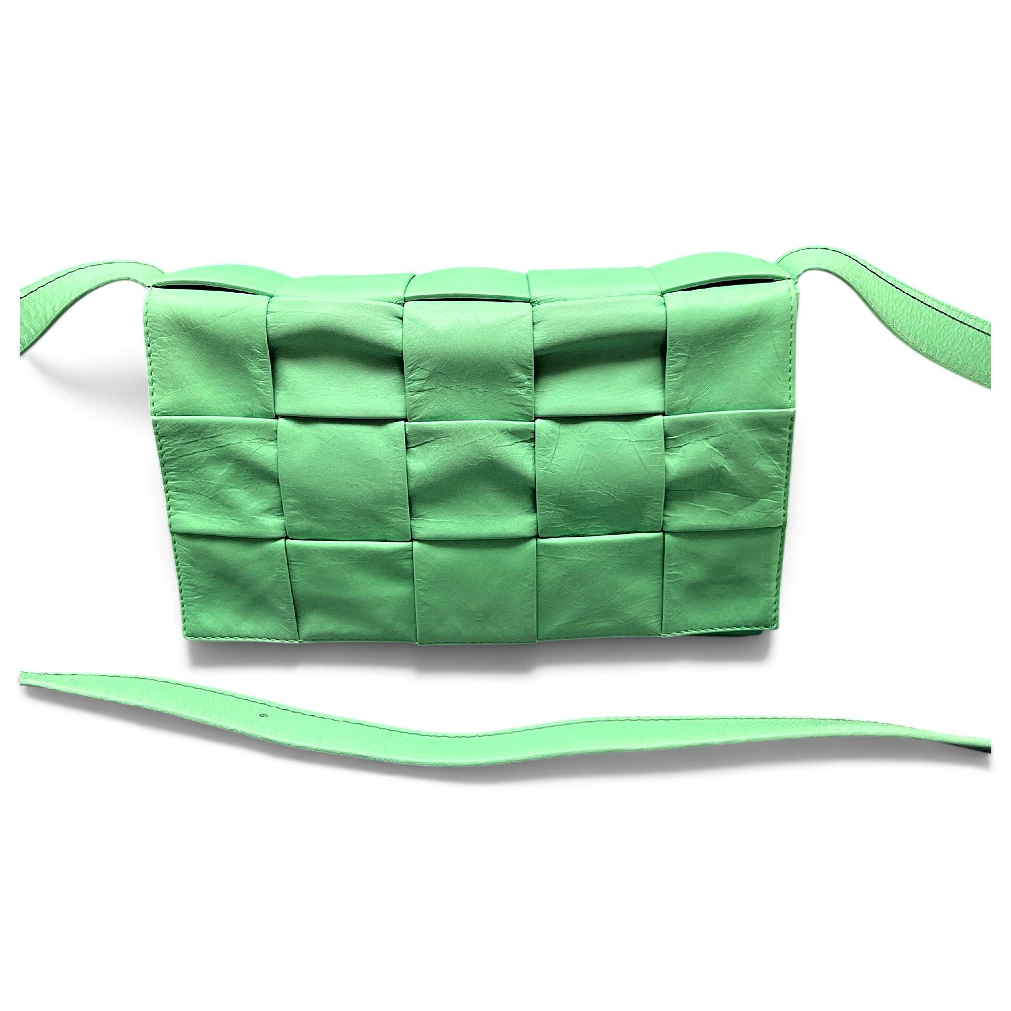 Cassette leather crossbody bag