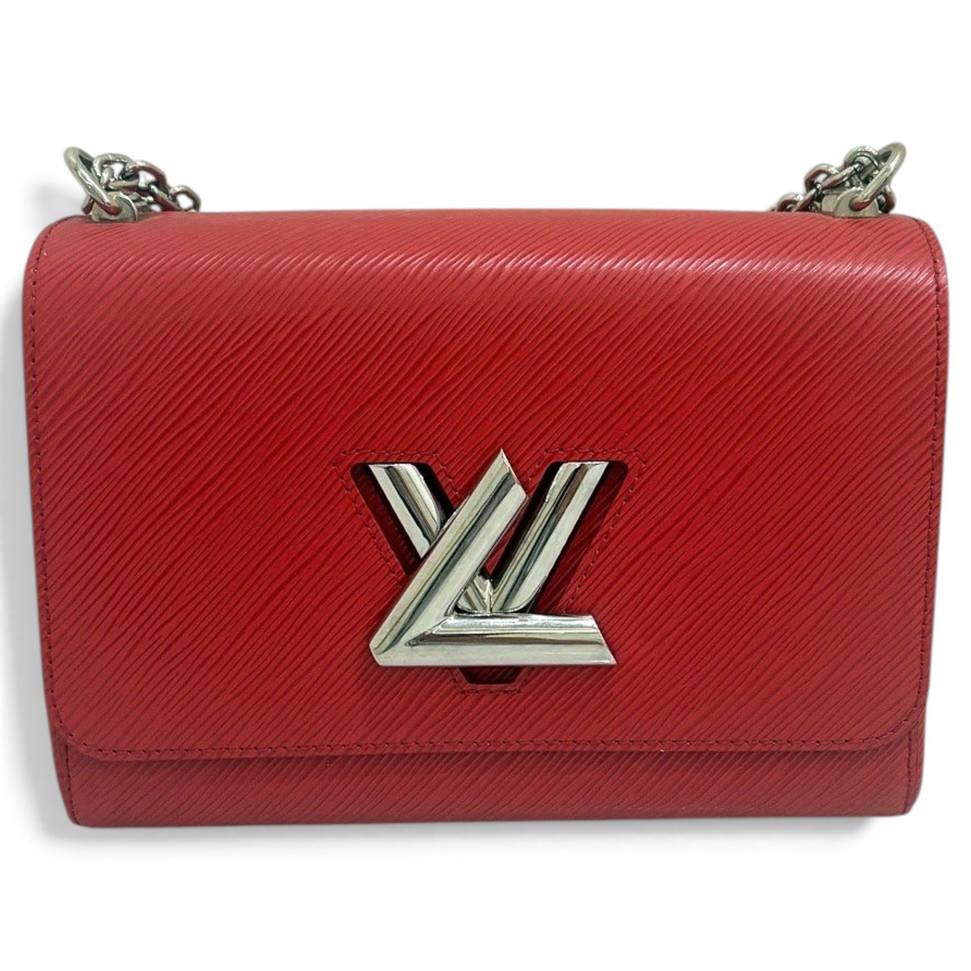 Twist leather handbag