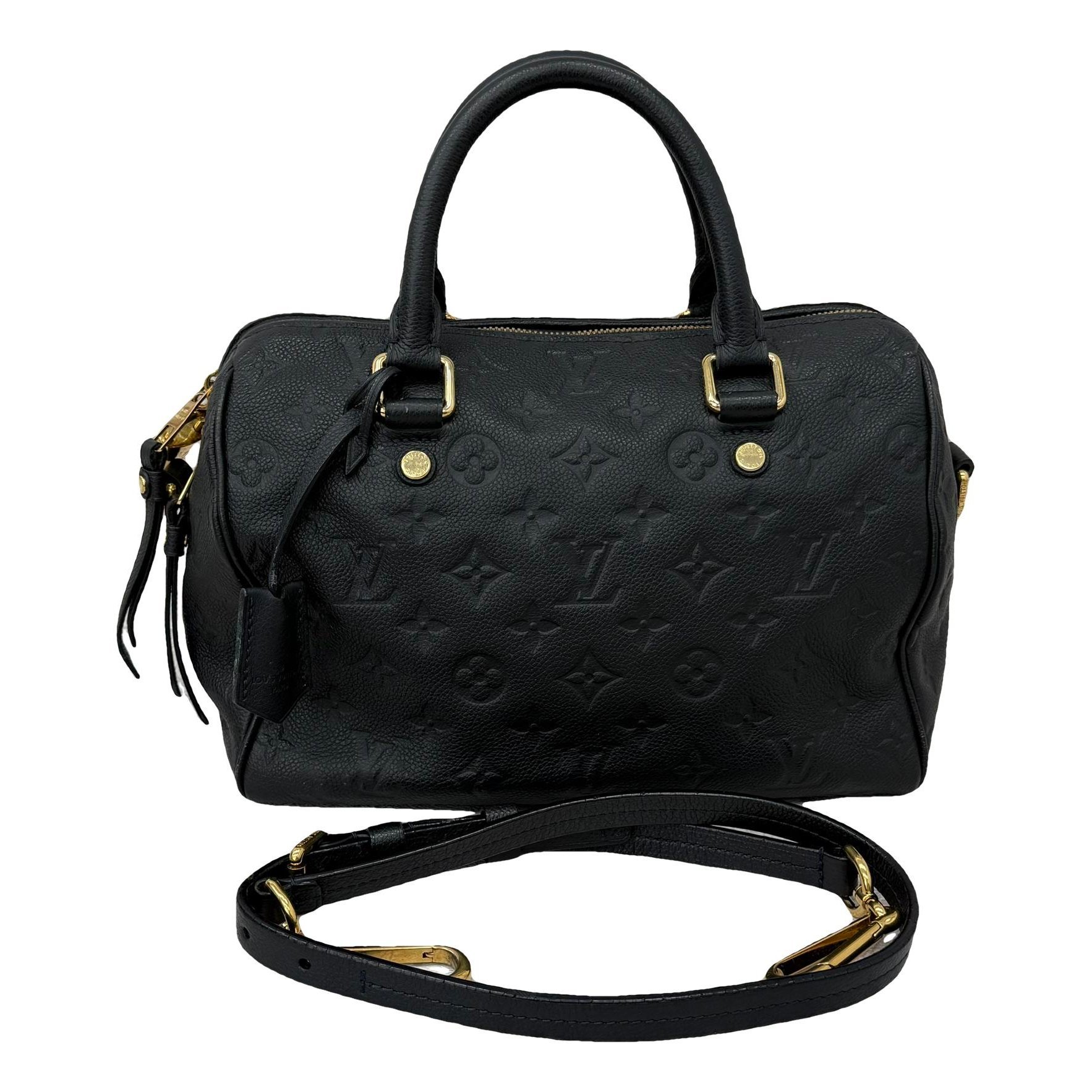 Speedy leather handbag