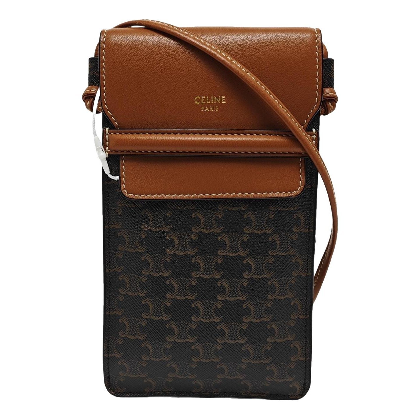 Triomphe leather handbag