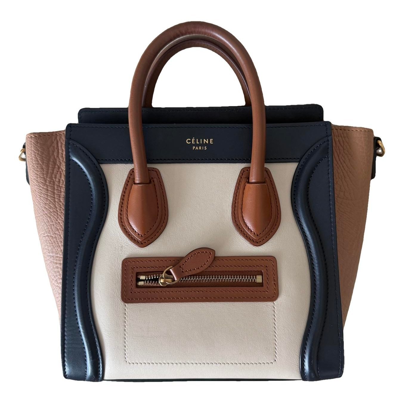 Nano Luggage leather handbag