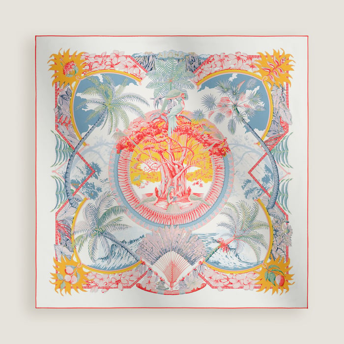 Aloha Double Face Scarf 90