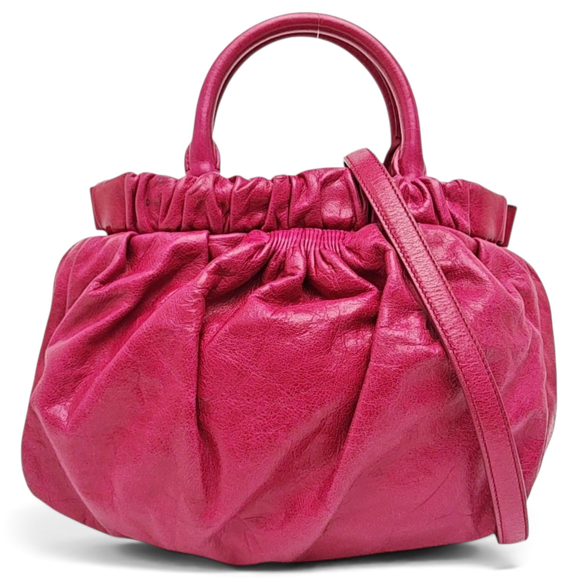 Leather handbag
