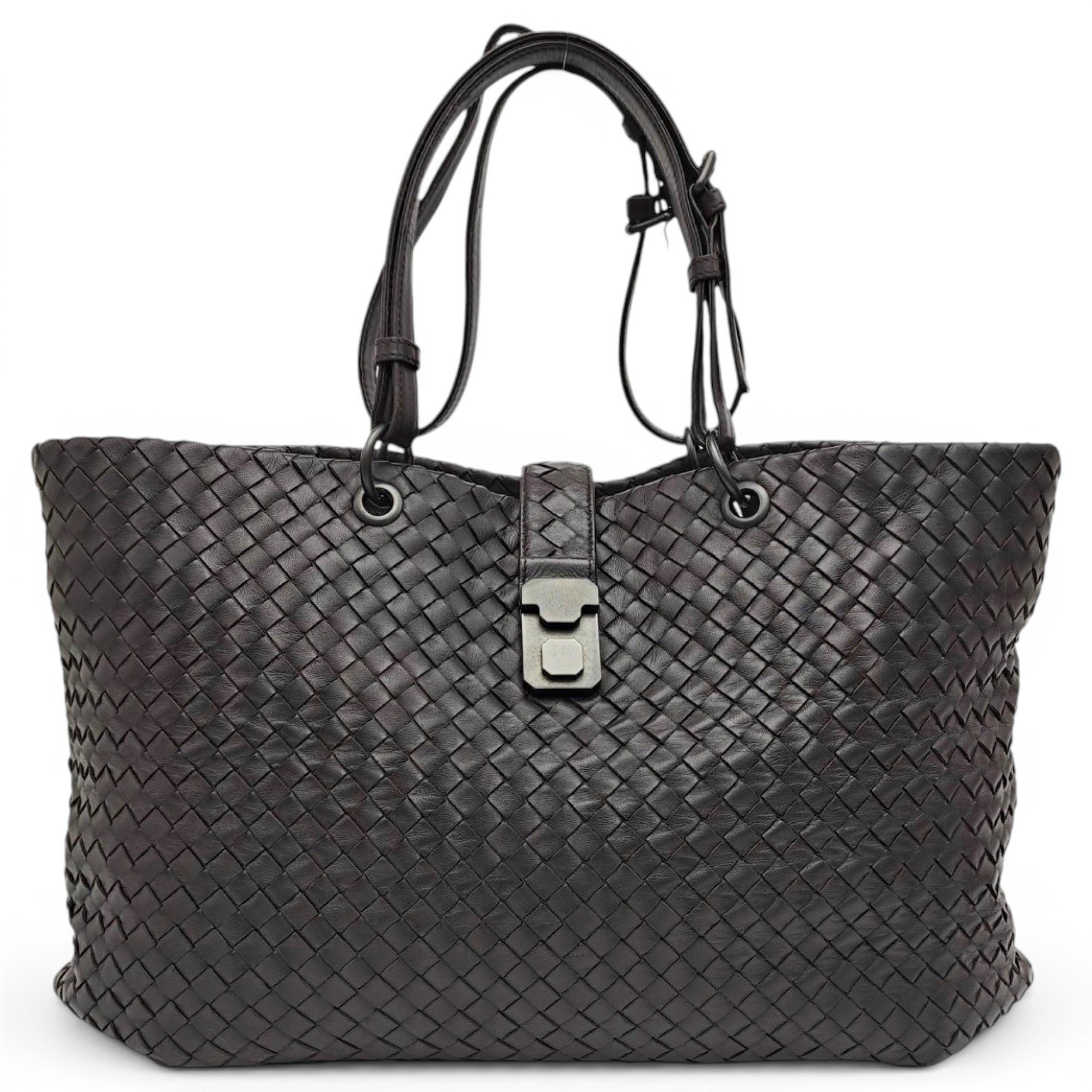 Roma leather tote