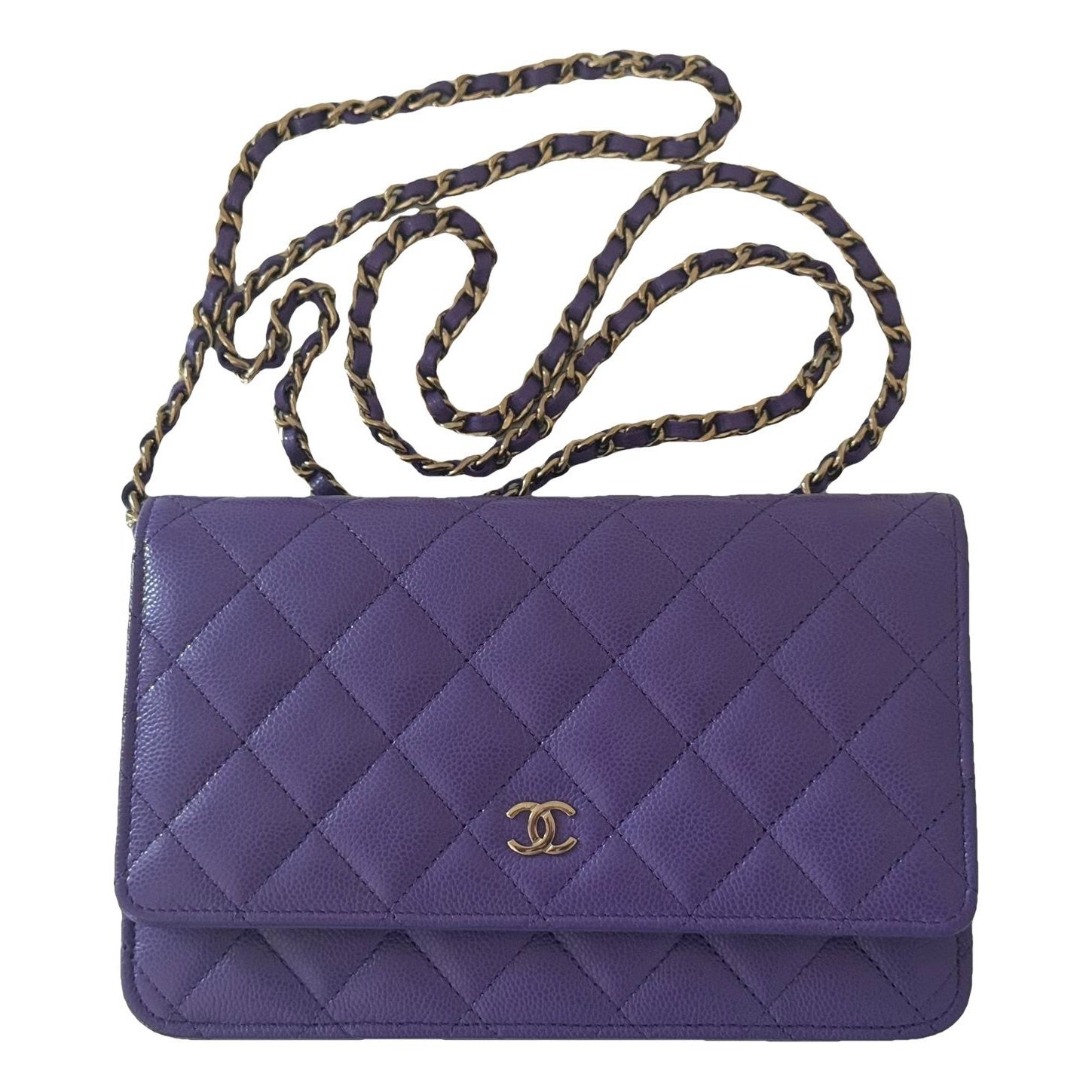 Wallet On Chain Timeless/Classique leather crossbody bag