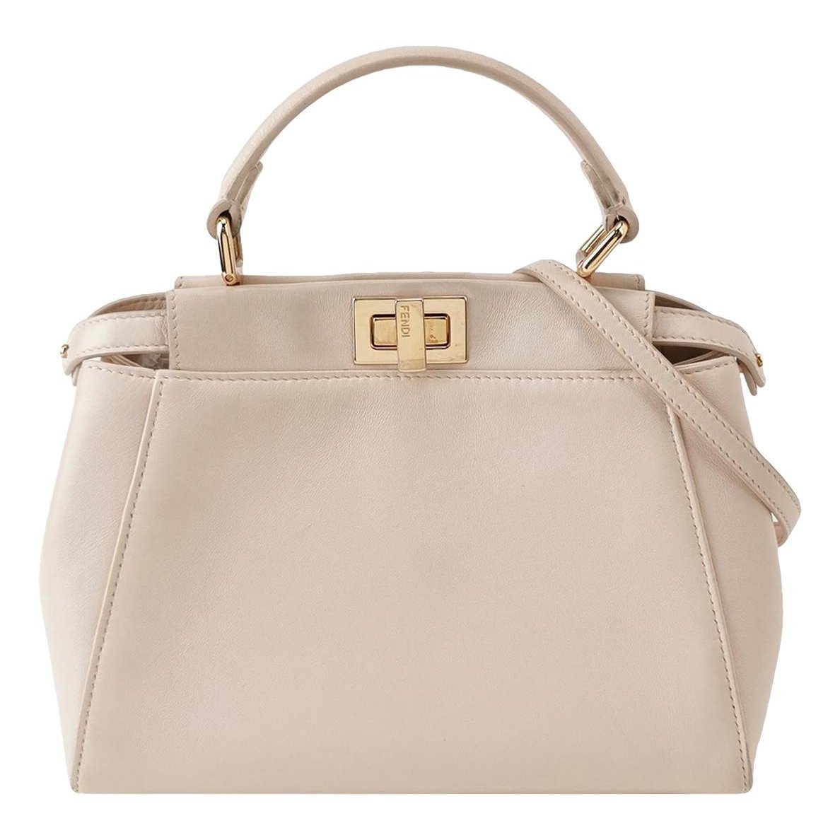 Peekaboo leather handbag