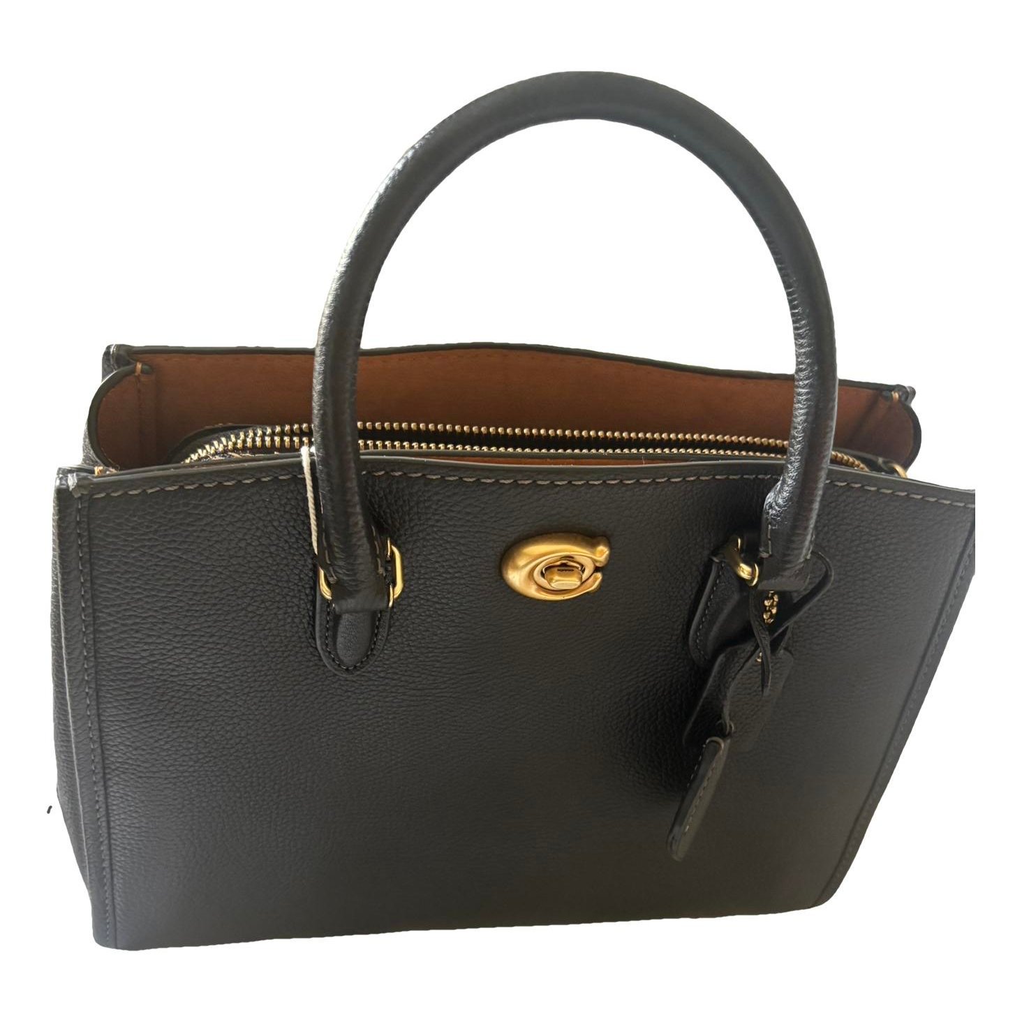 Leather handbag