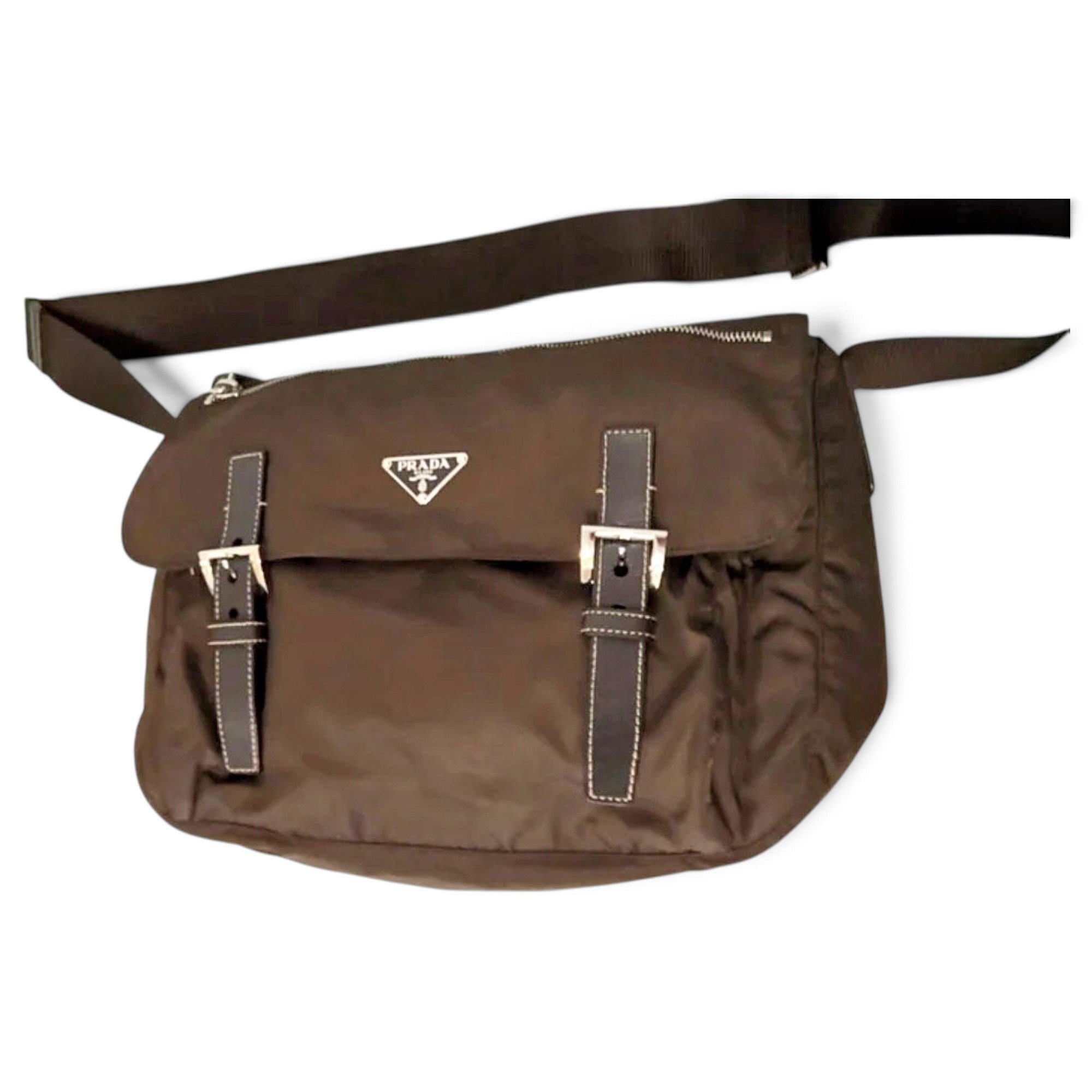 Re-Nylon cloth satchel