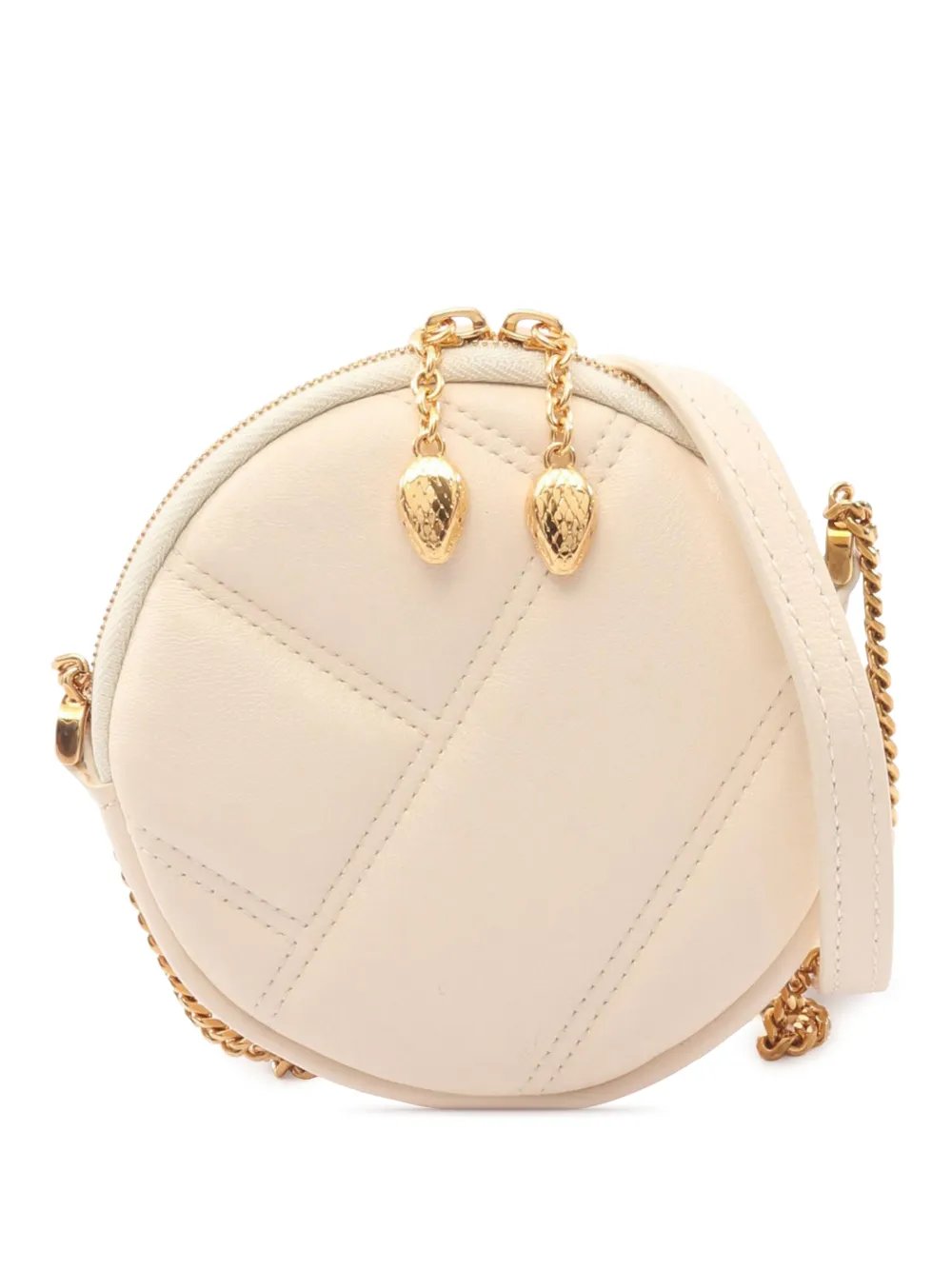 2010-2026 Leather Serpenti Cabochon Round crossbody bag