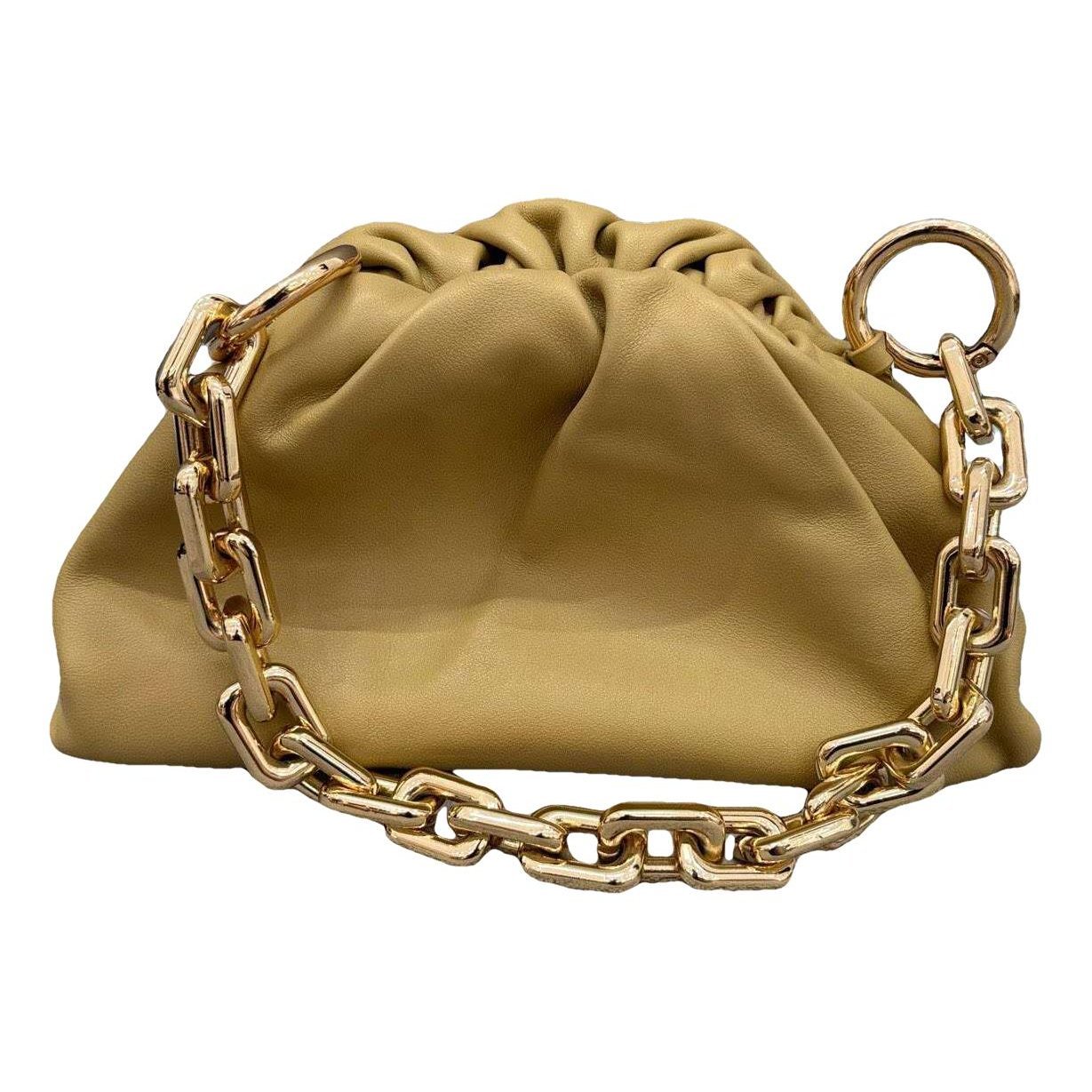 Pouch leather handbag
