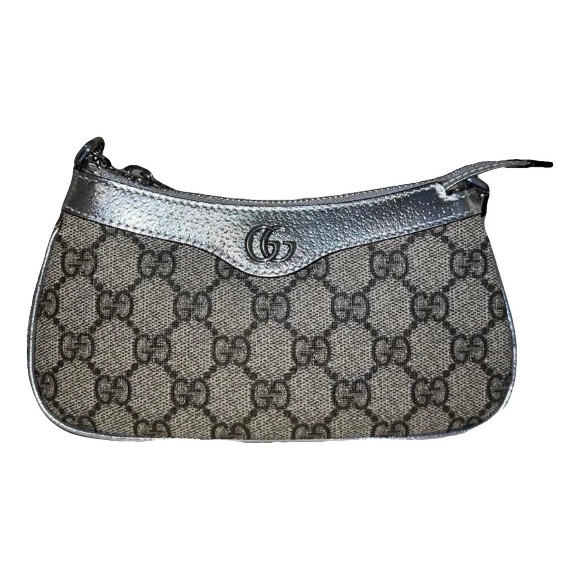 Ophidia leather clutch bag