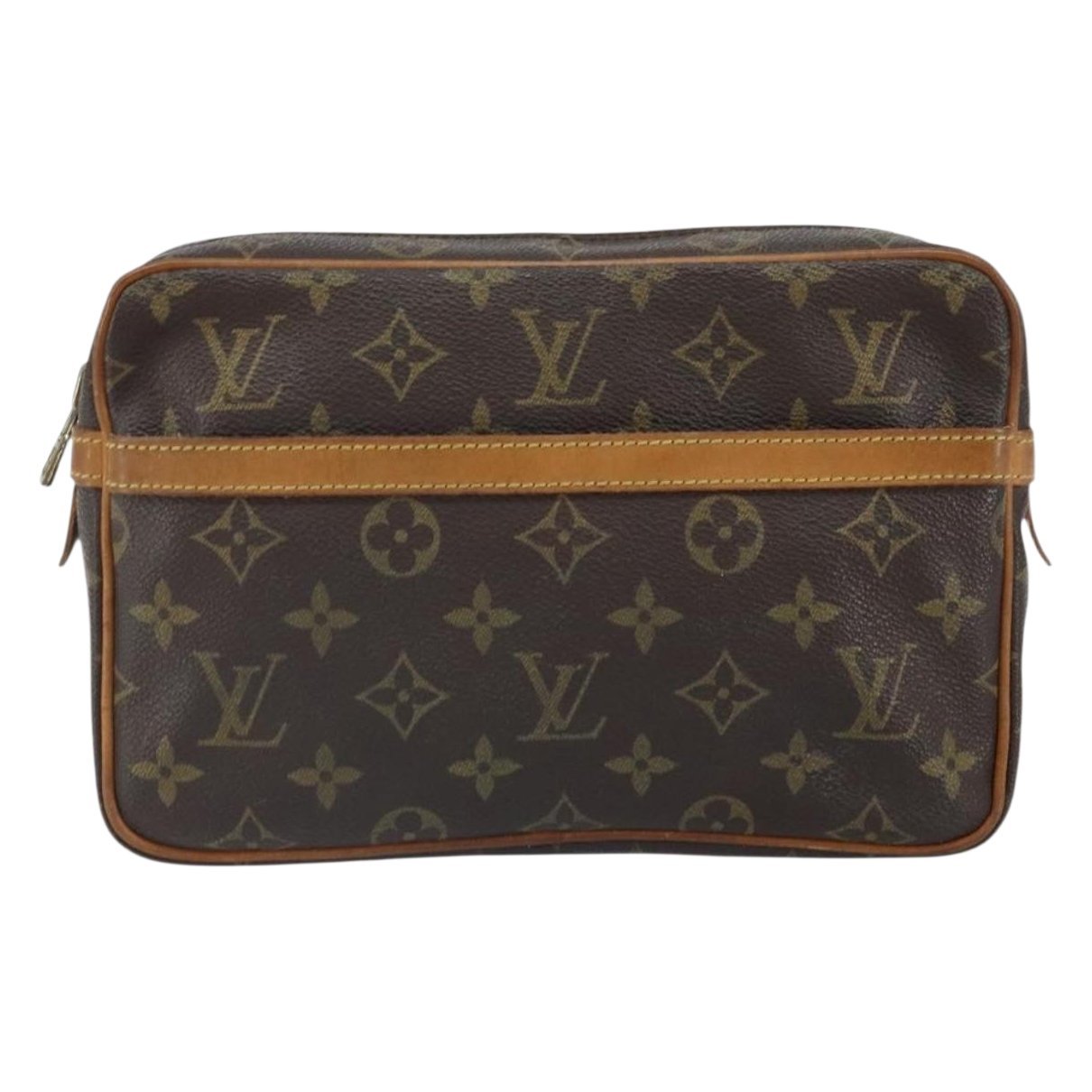 Leather clutch bag