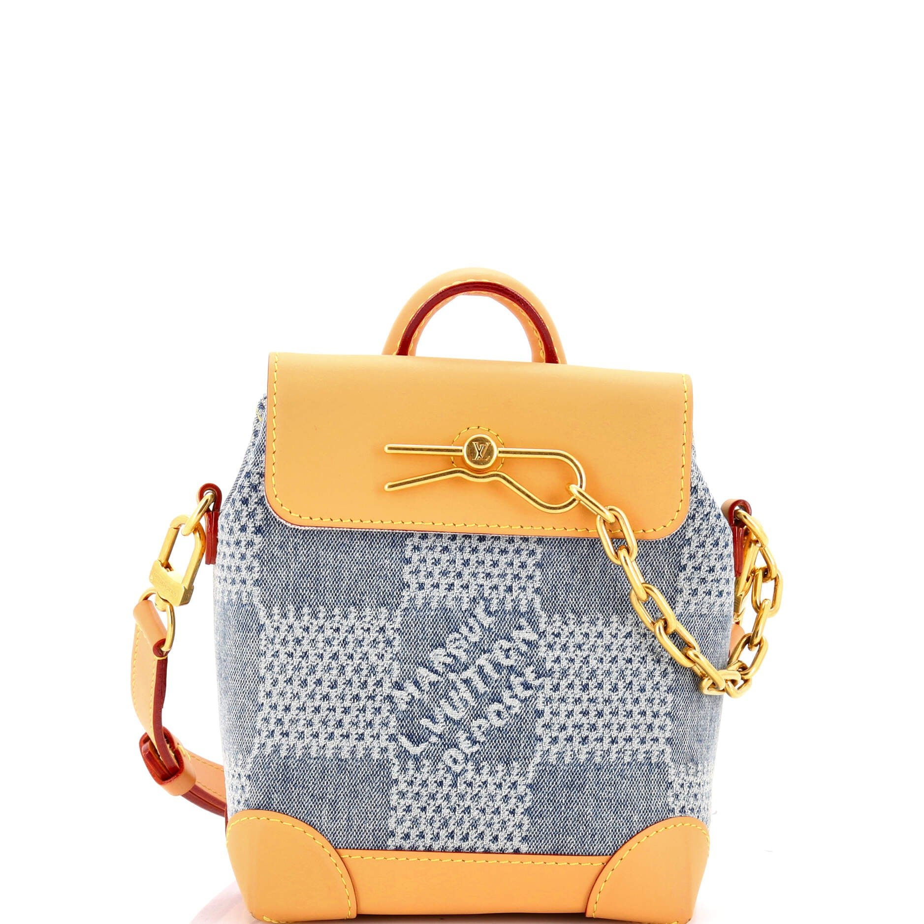 Louis Vuitton Steamer Bag Damier 3D Denim Nano