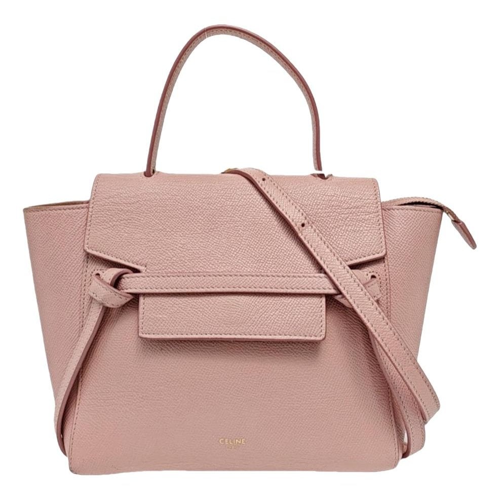 Belt leather handbag
