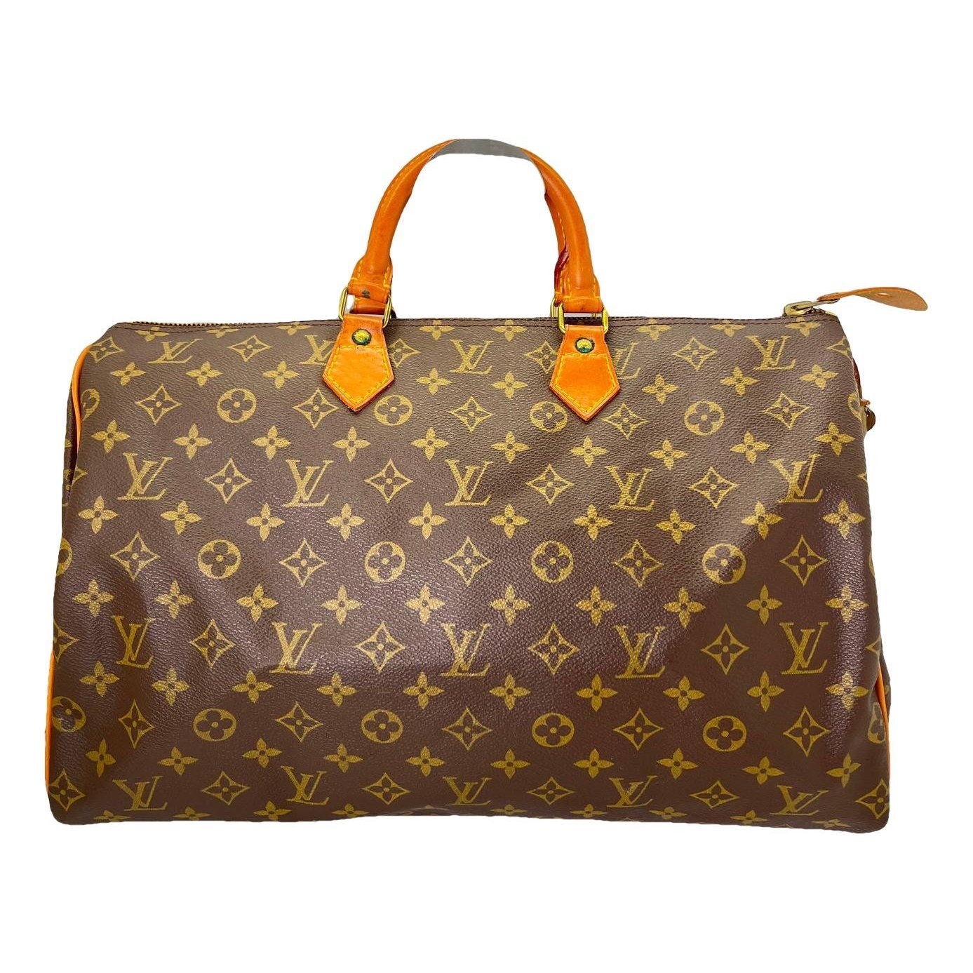 Speedy leather handbag