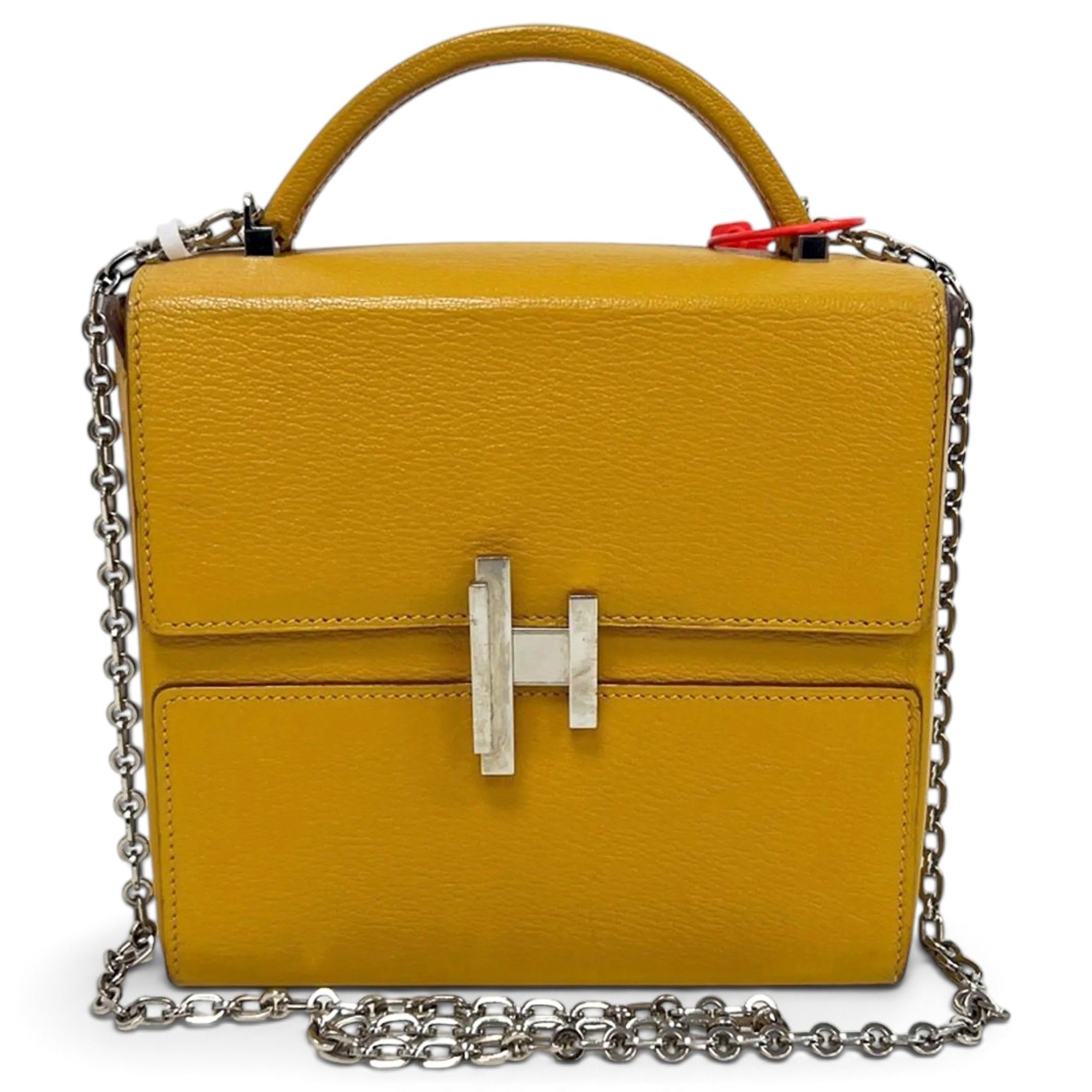Cinhetic leather crossbody bag