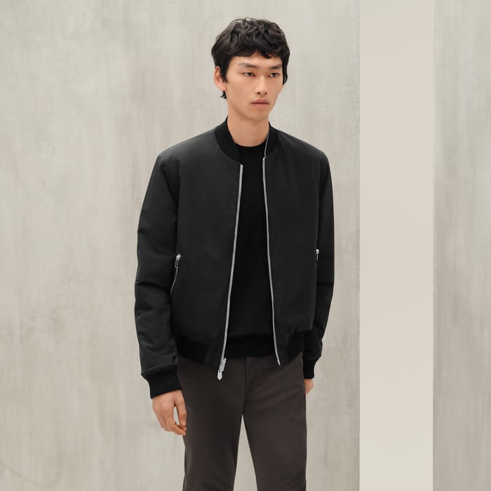 Galet "Casaque" Reversible Rib-trim Jacket