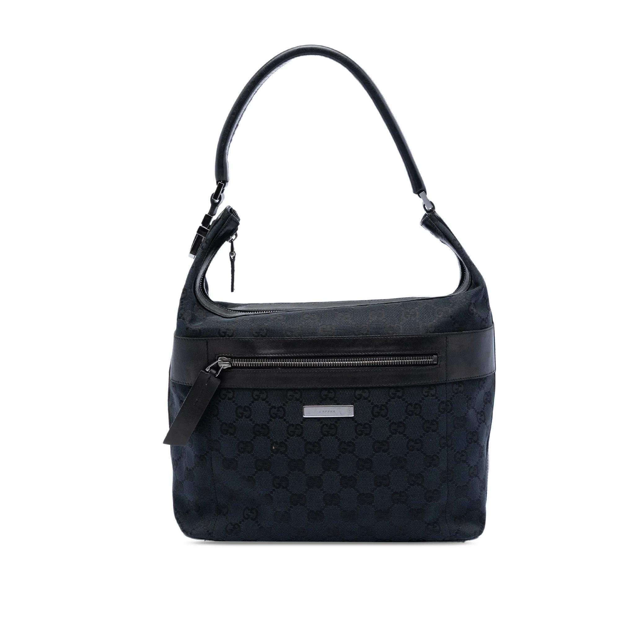 Gucci B leather handbag