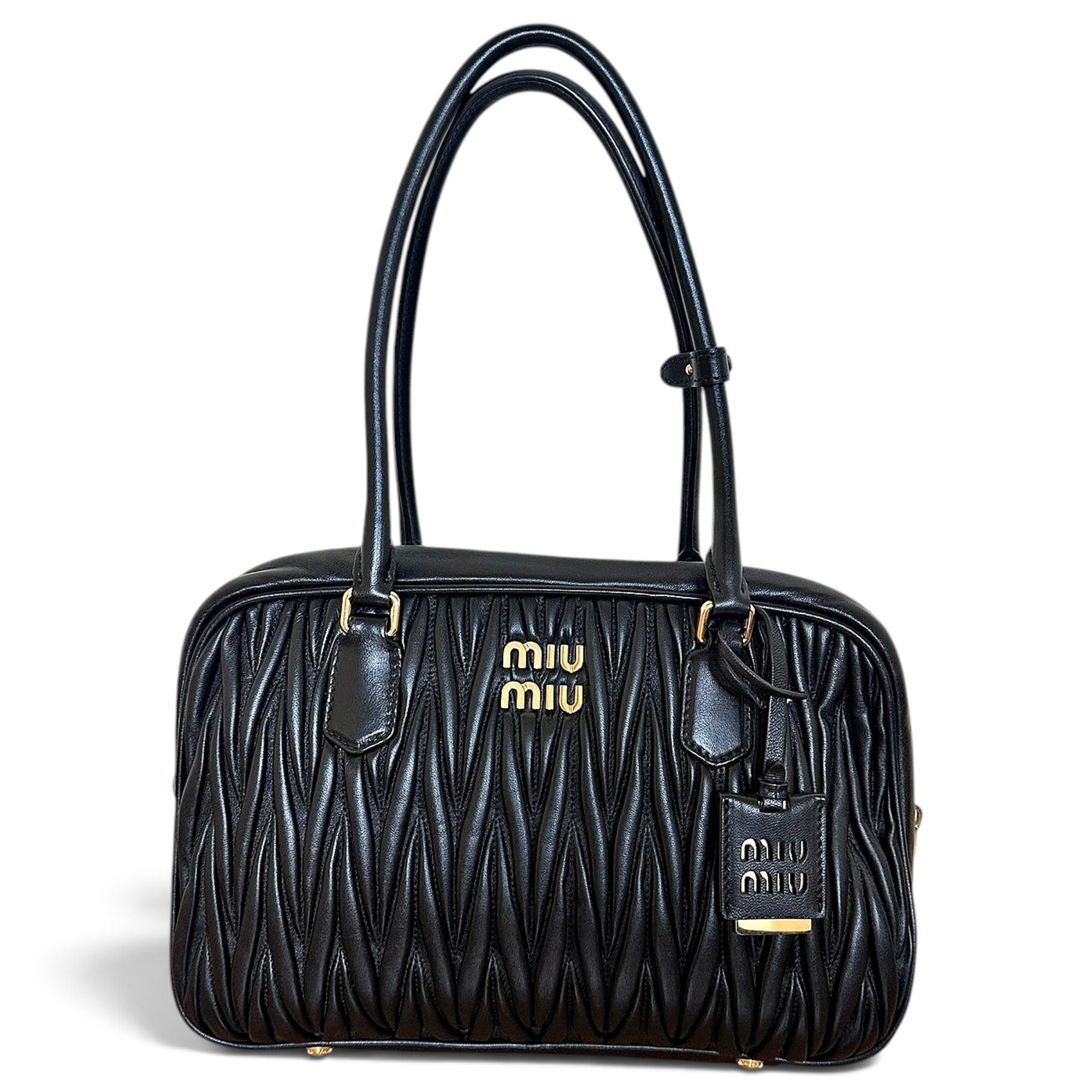 Arcadie leather handbag