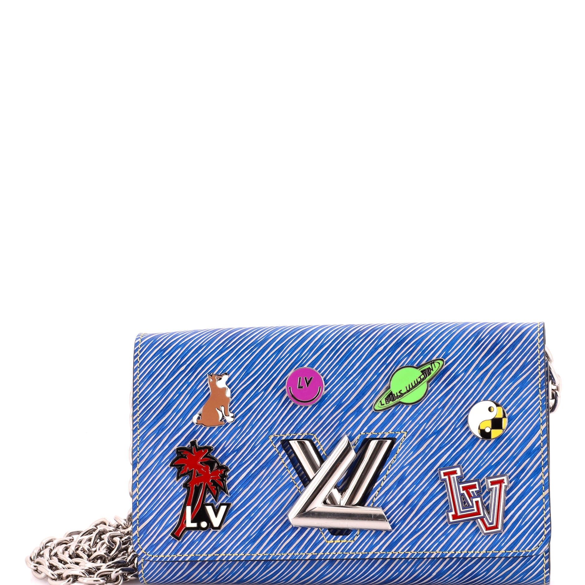 Twist Chain Wallet Limited Edition Pin Embellished Epi Leather