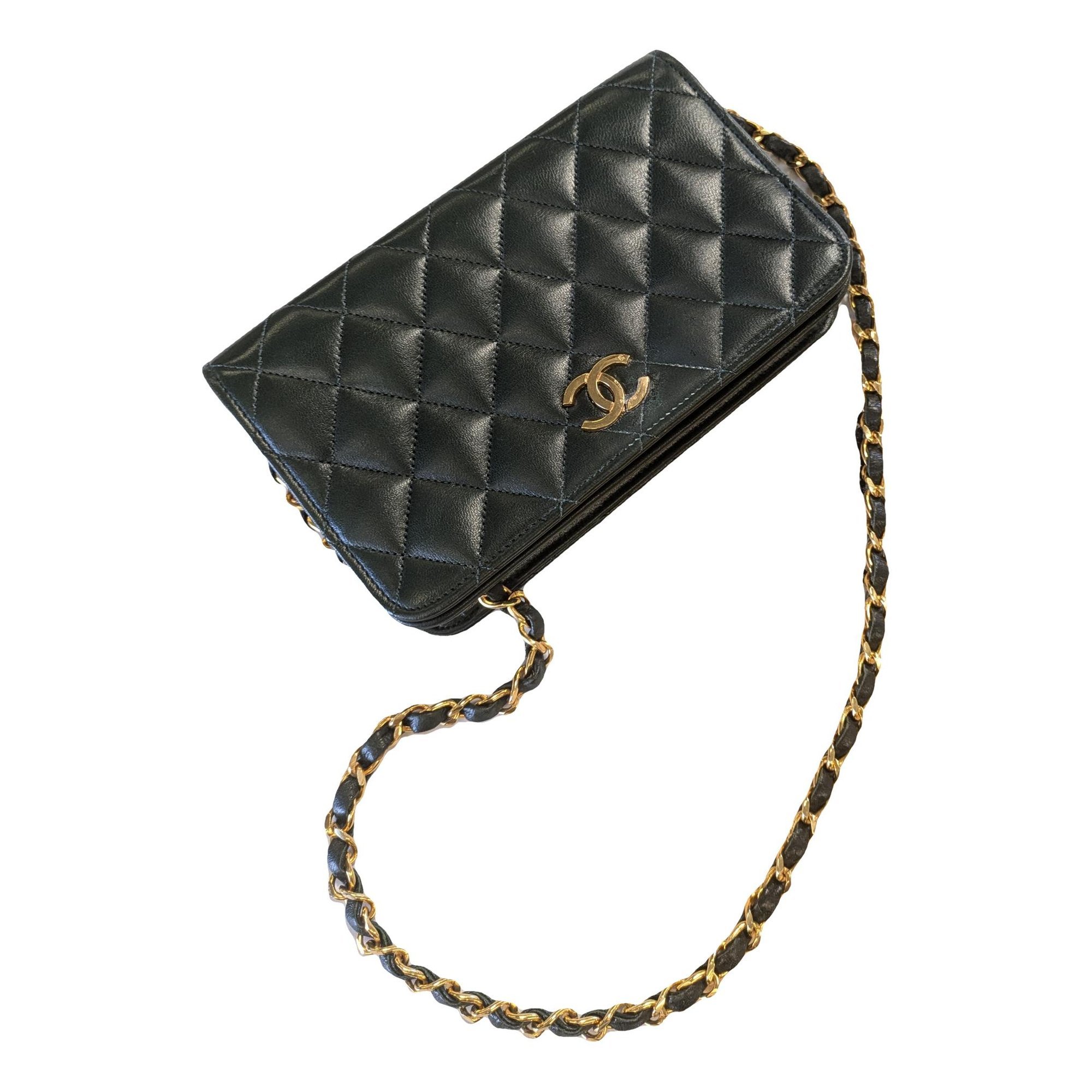 Wallet On Chain Timeless/Classique leather crossbody bag