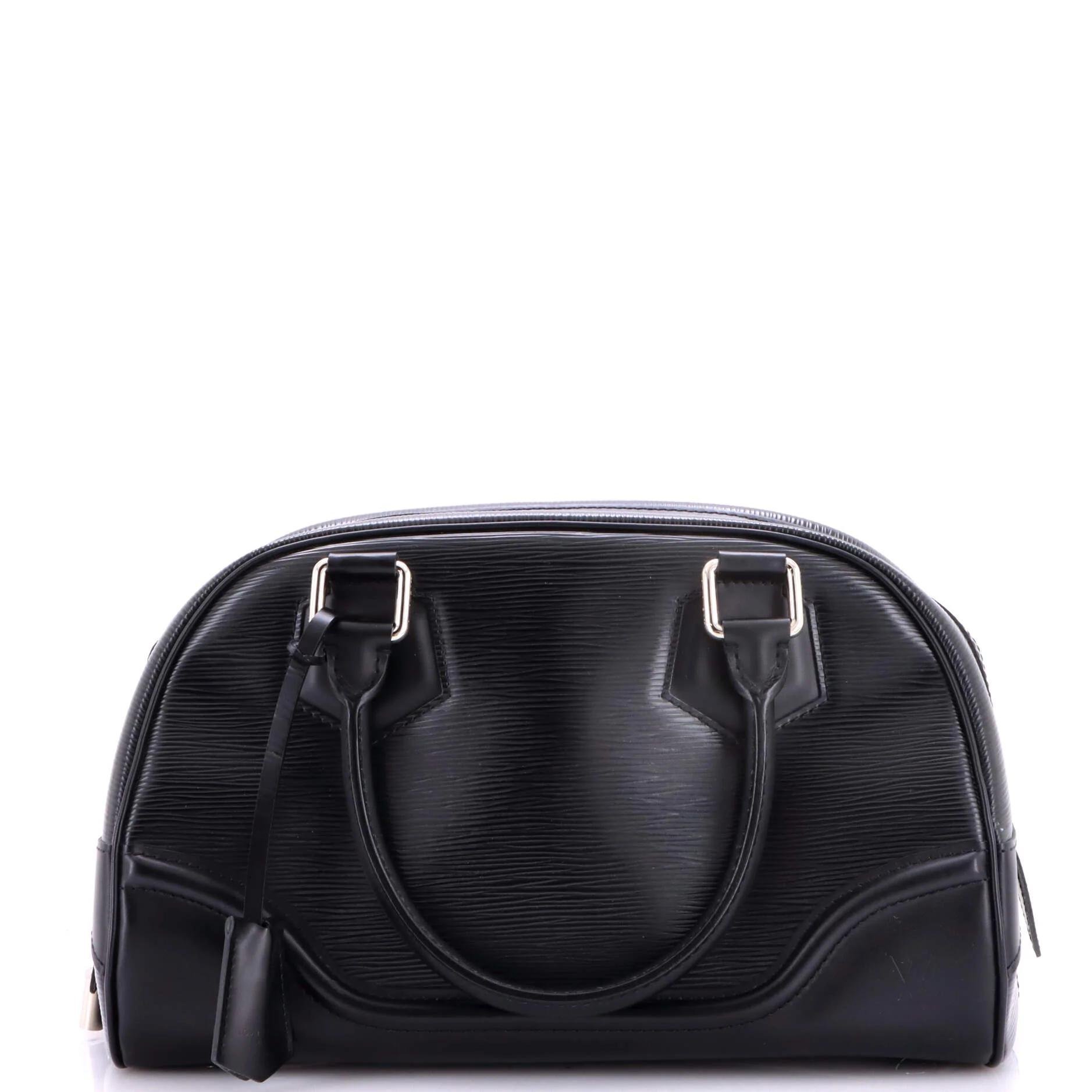 Leather bowling bag