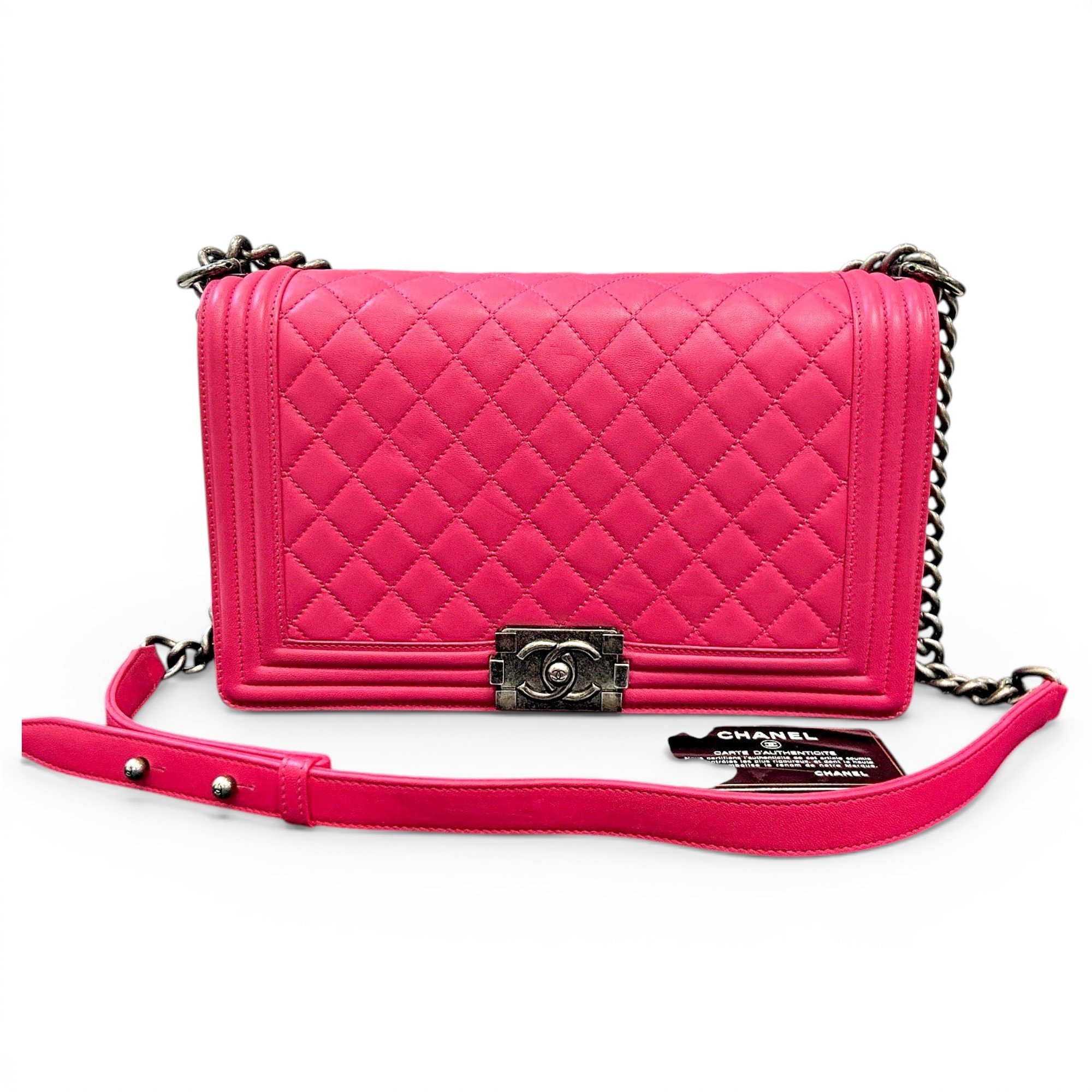 Boy leather crossbody bag