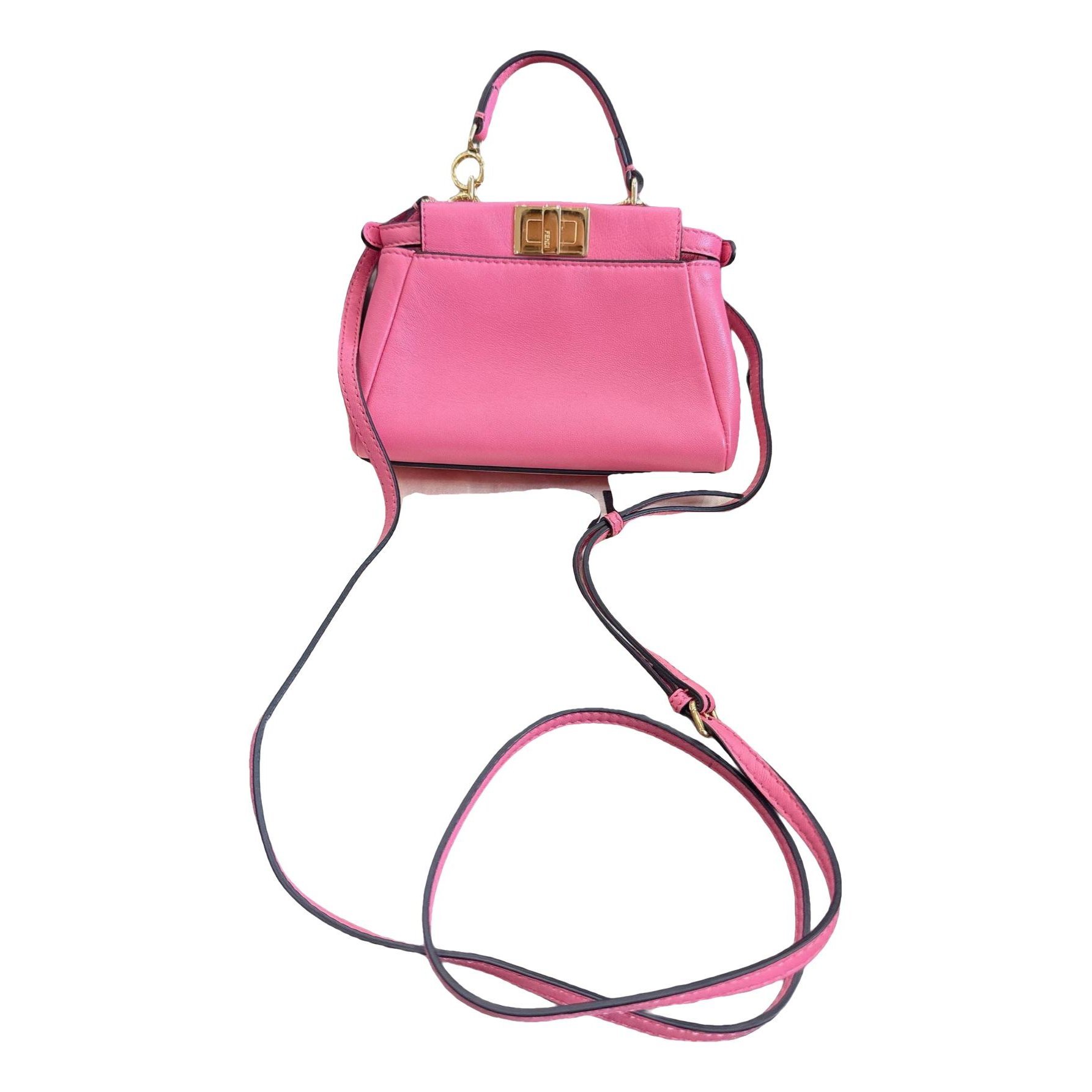 Peekaboo leather handbag