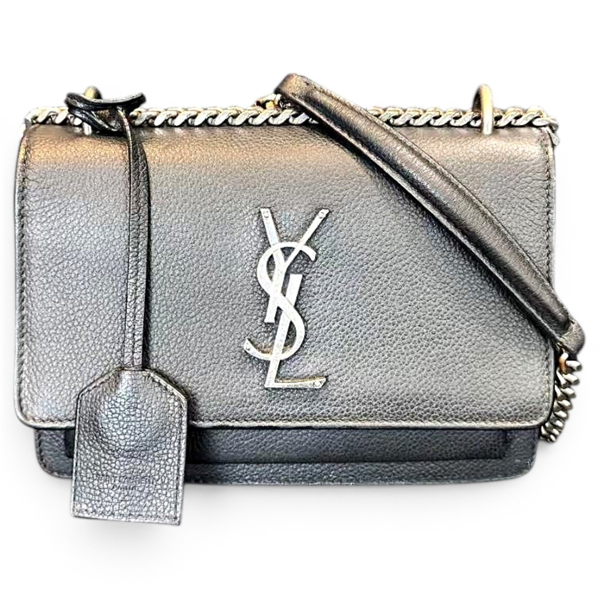 Sunset leather crossbody bag