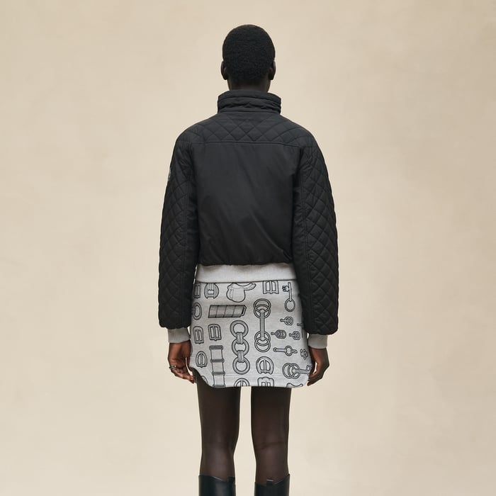 Gris Byzantin "Cahier Du Colporteur" Reversible Jacket