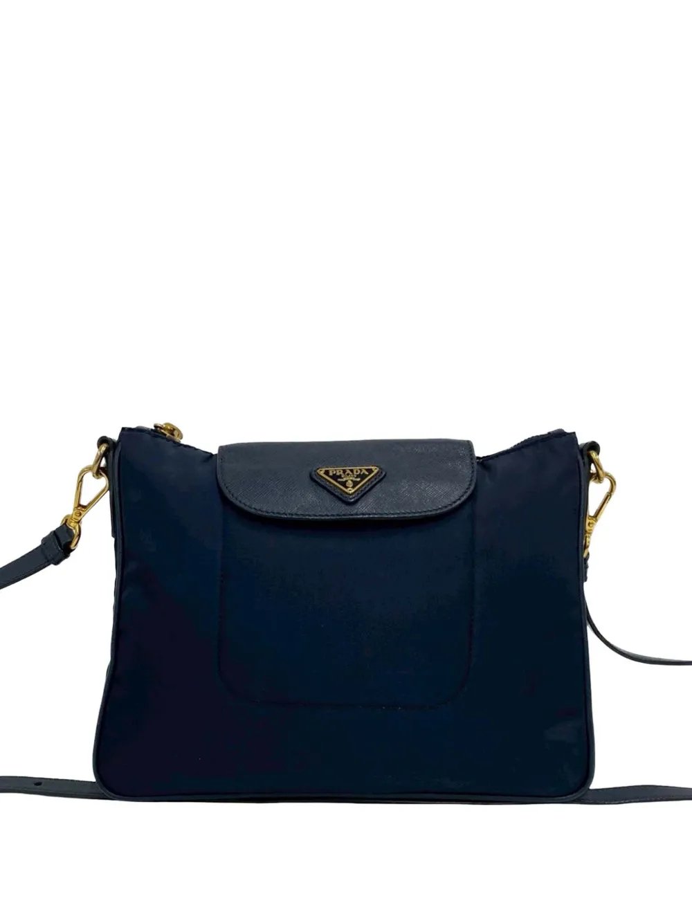 2000-2013 Saffiano Trimmed Tessuto Zip Top crossbody bag