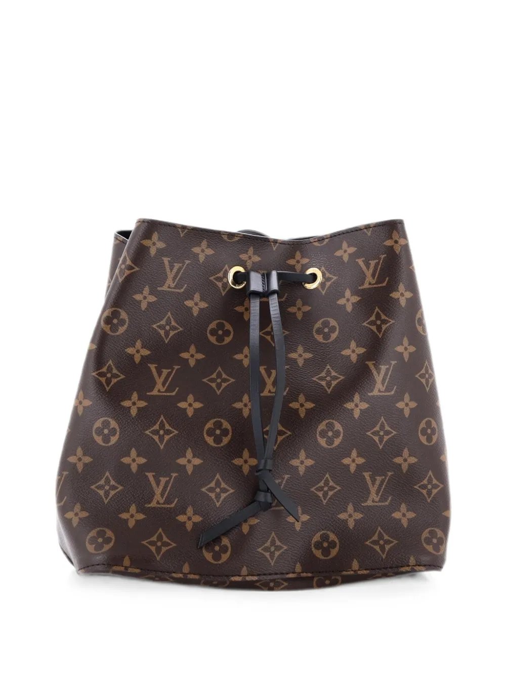 NeoNoe Handbag Monogram Canvas with Leather MM bucket bag