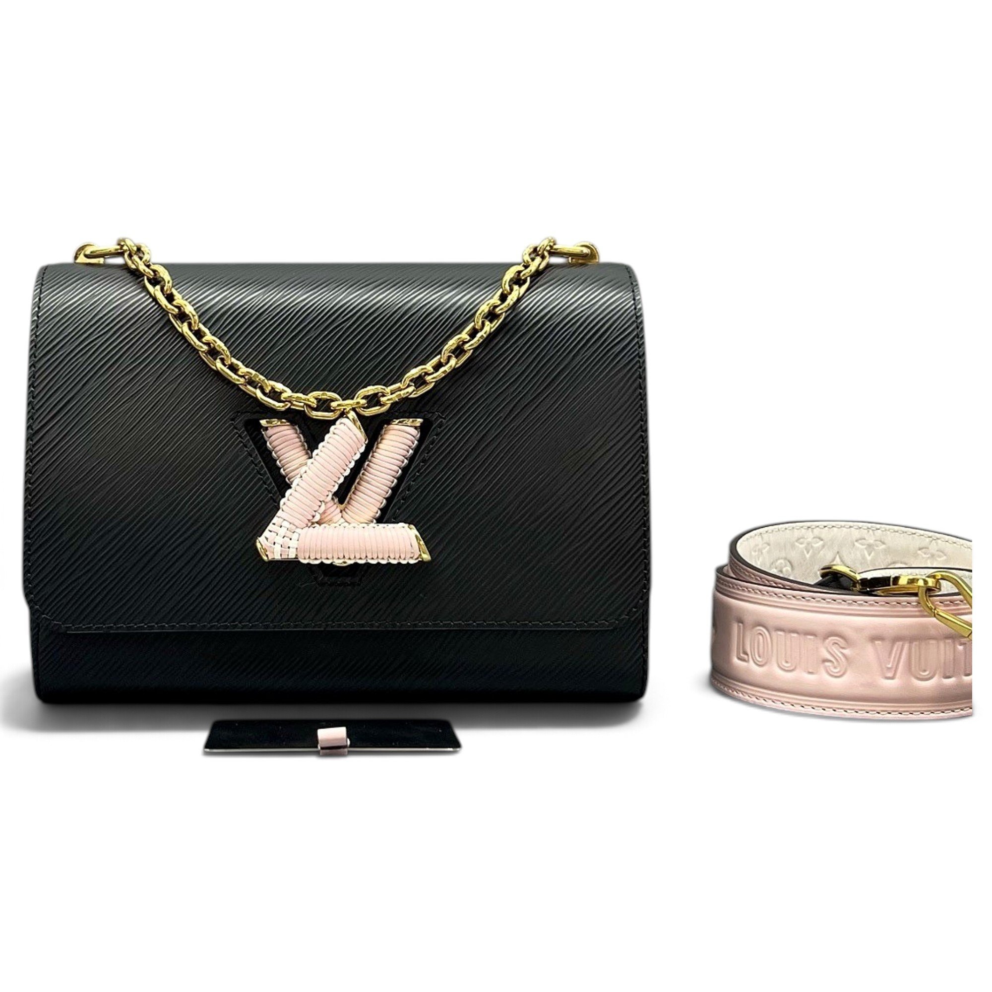 Twist leather handbag