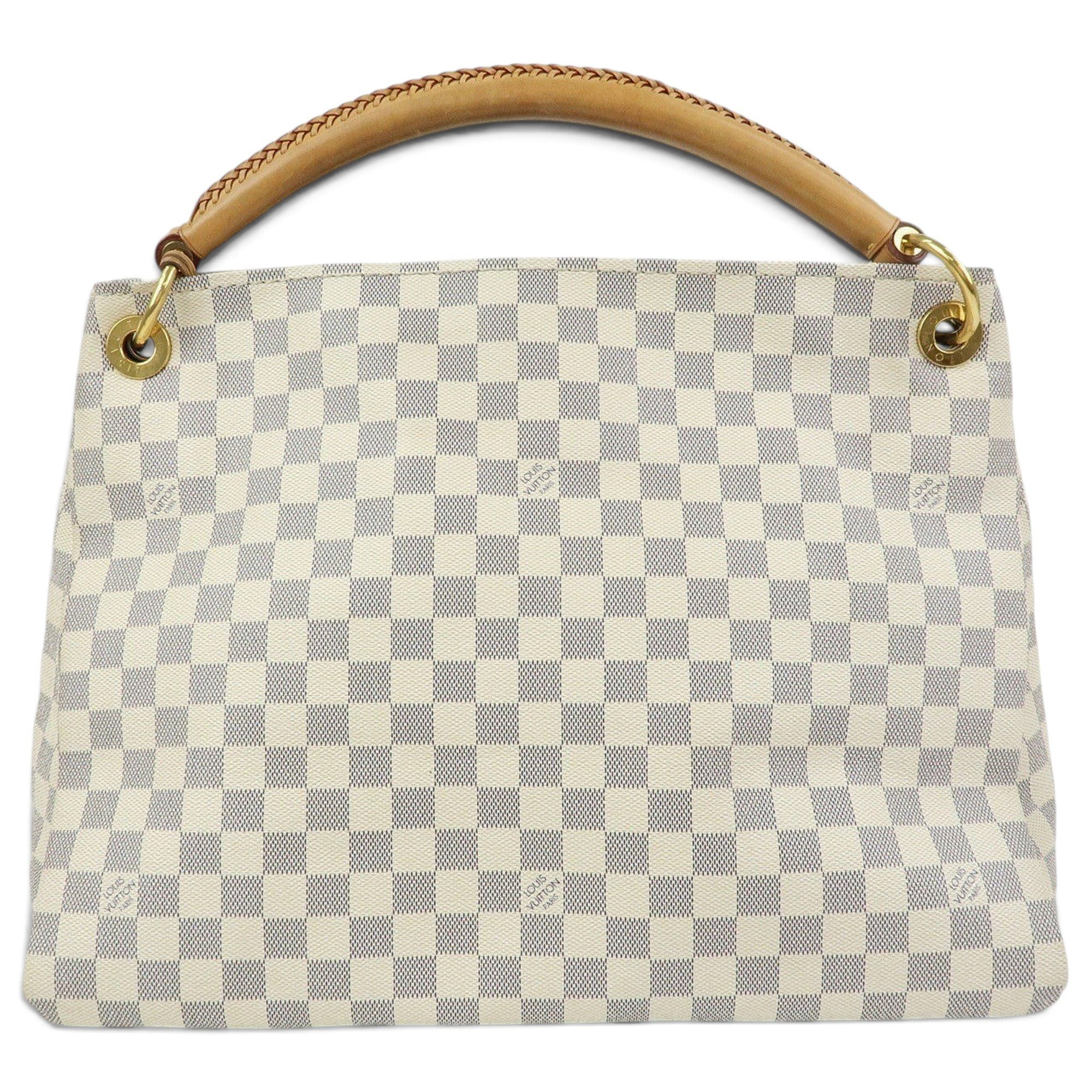 Artsy leather handbag