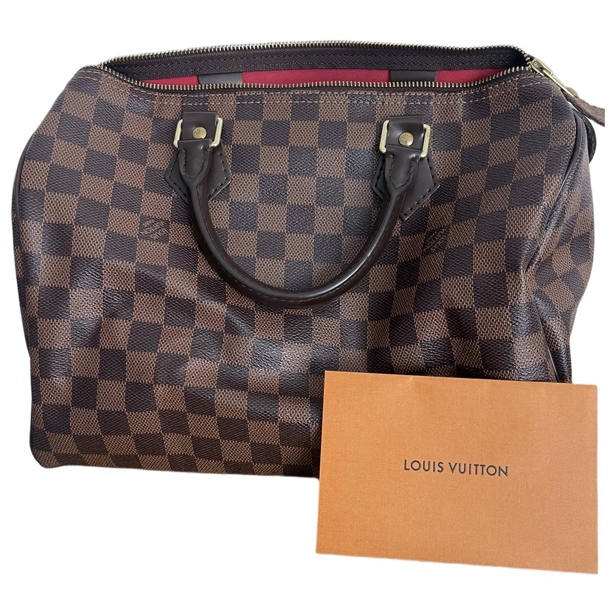 Speedy leather handbag
