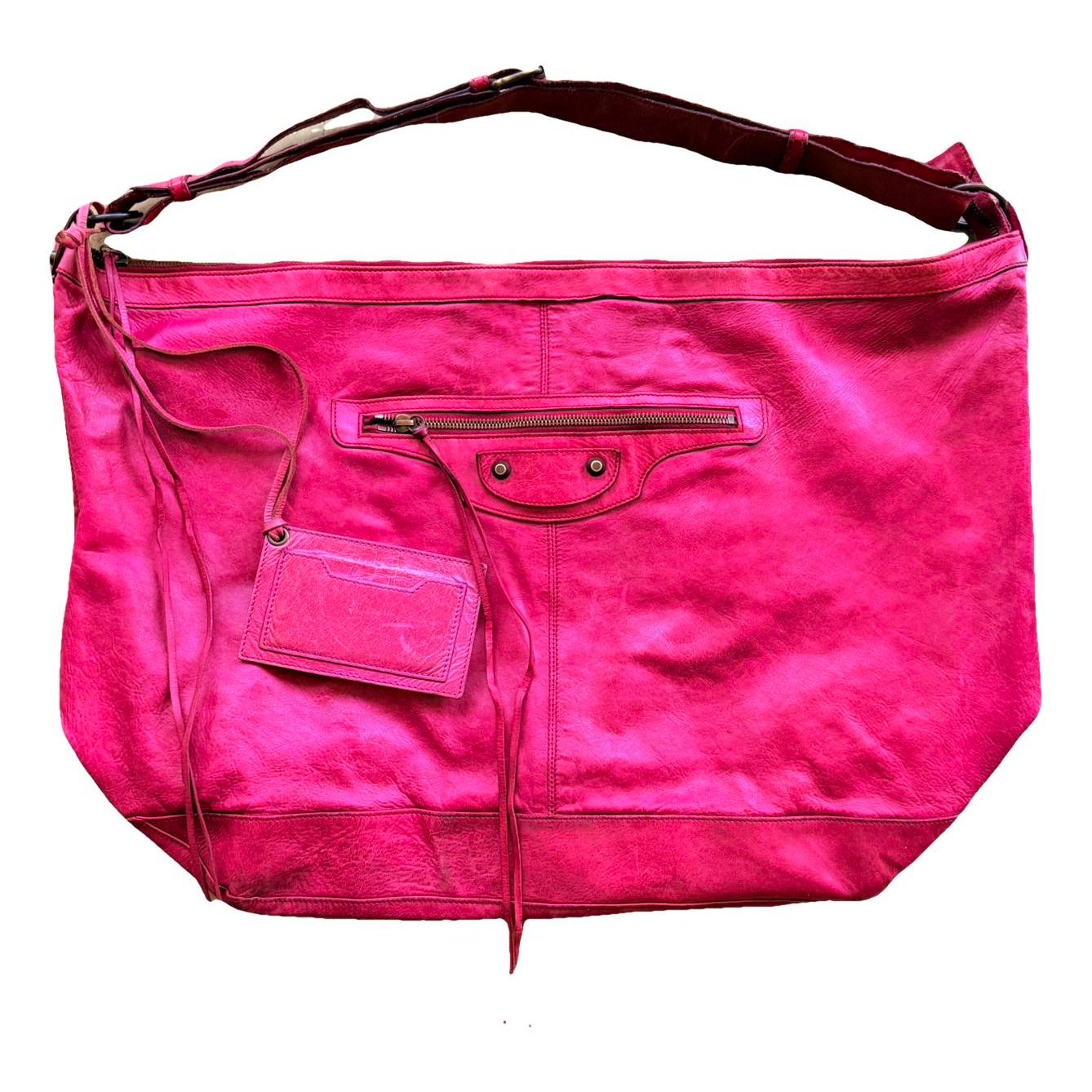 Courier XL leather handbag